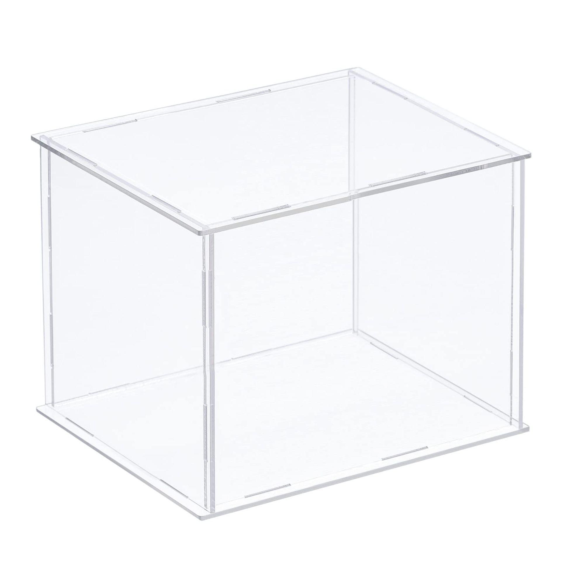Clear Acrylic Display Case 26x21x20.5cm - Dustproof Showcase for Collectibles