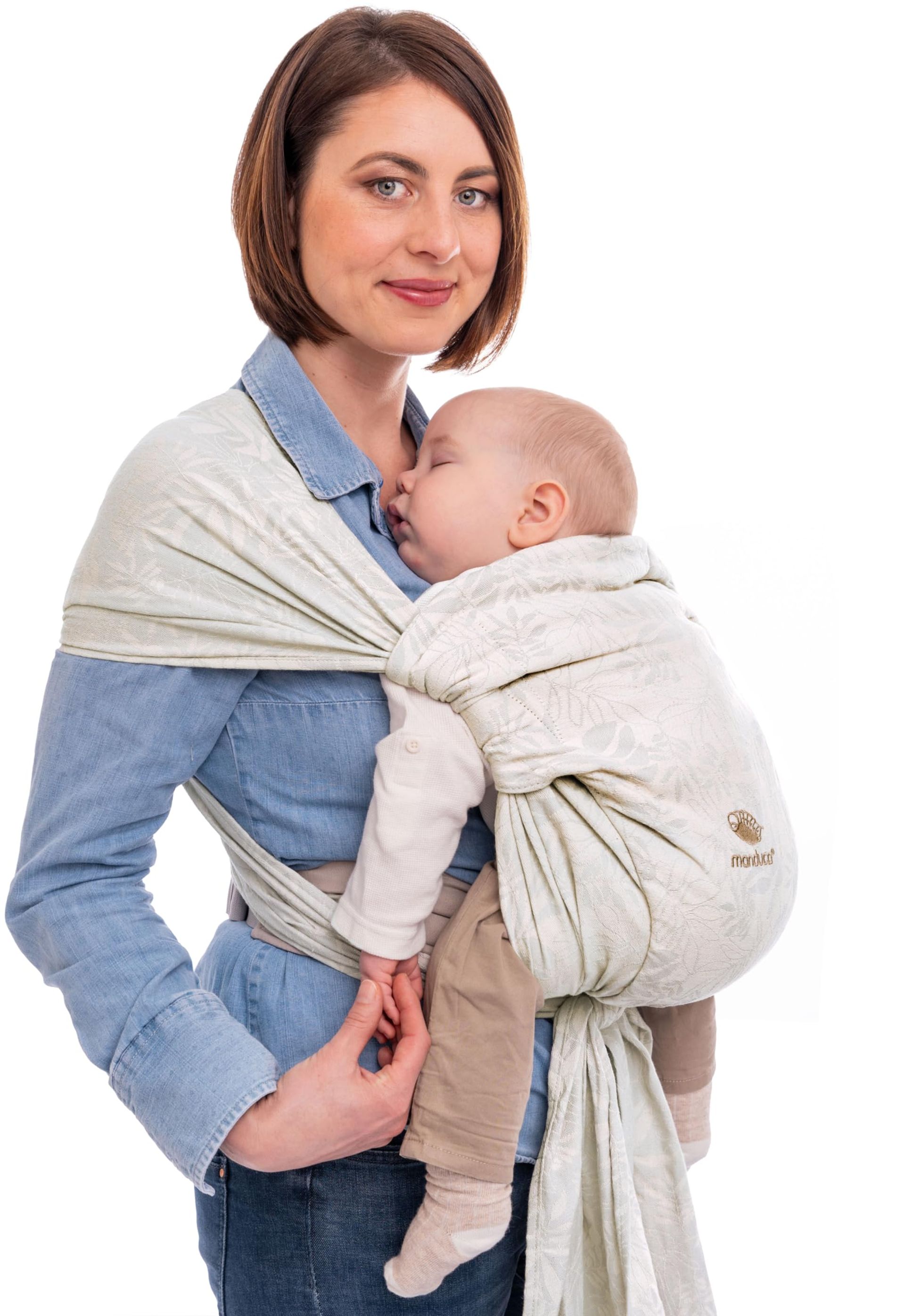 Baby Sling Lightweight Organic Cotton Carrier for Newborns up to 15kg - Leo Twist Regular
