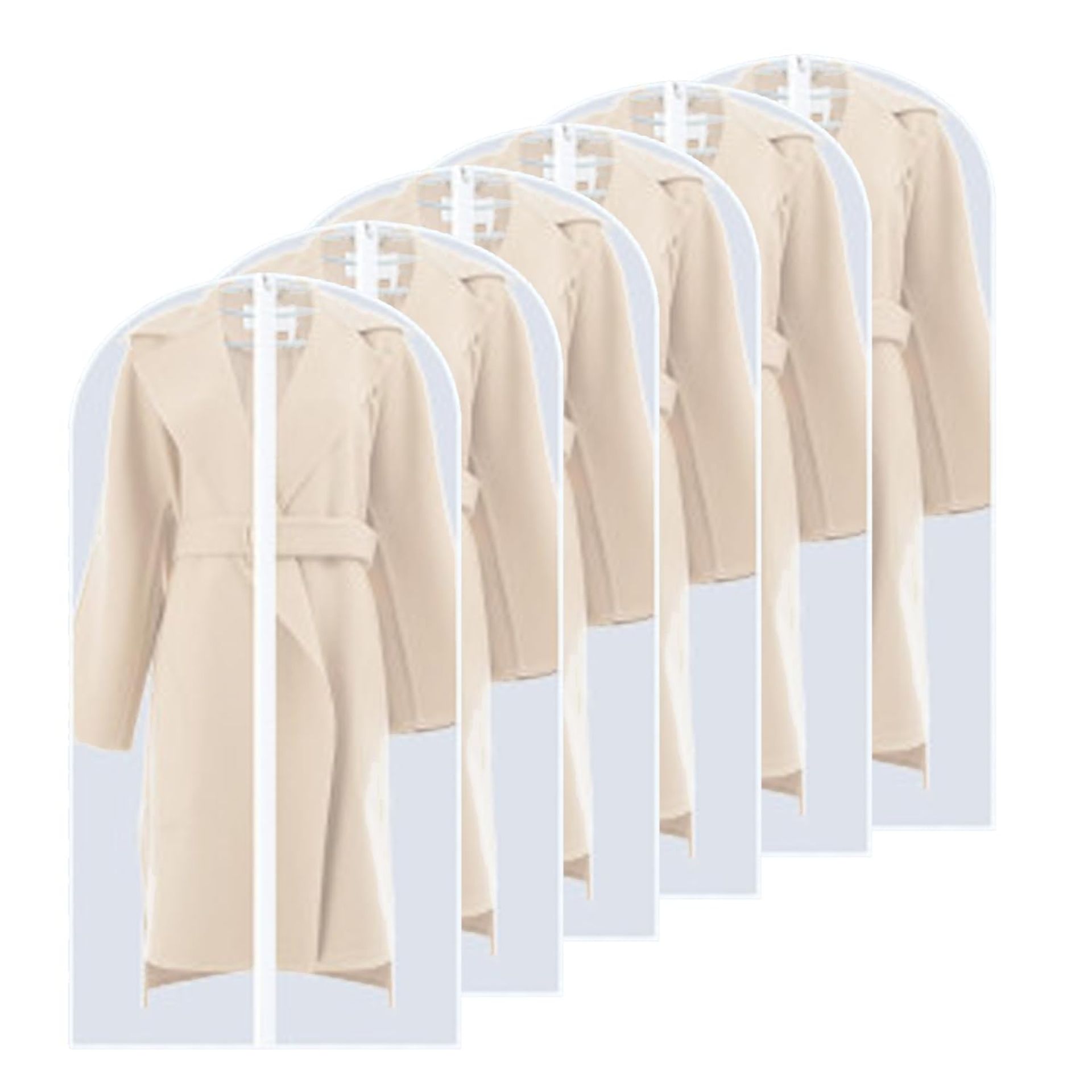 Dustproof Garment Covers - Waterproof, Breathable, Anti-Mite Suit Protector (Set of 8)