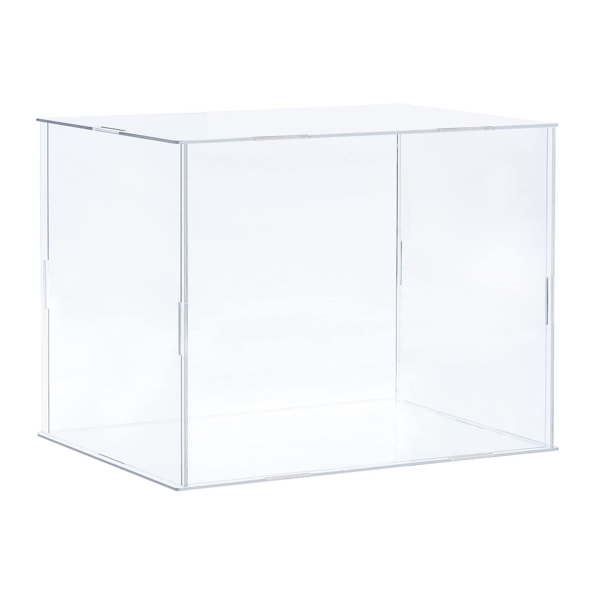 Clear Acrylic Display Case for Collectibles - 8.3x6.3x6.1 Inch Dustproof Showcase with Easy Assembly