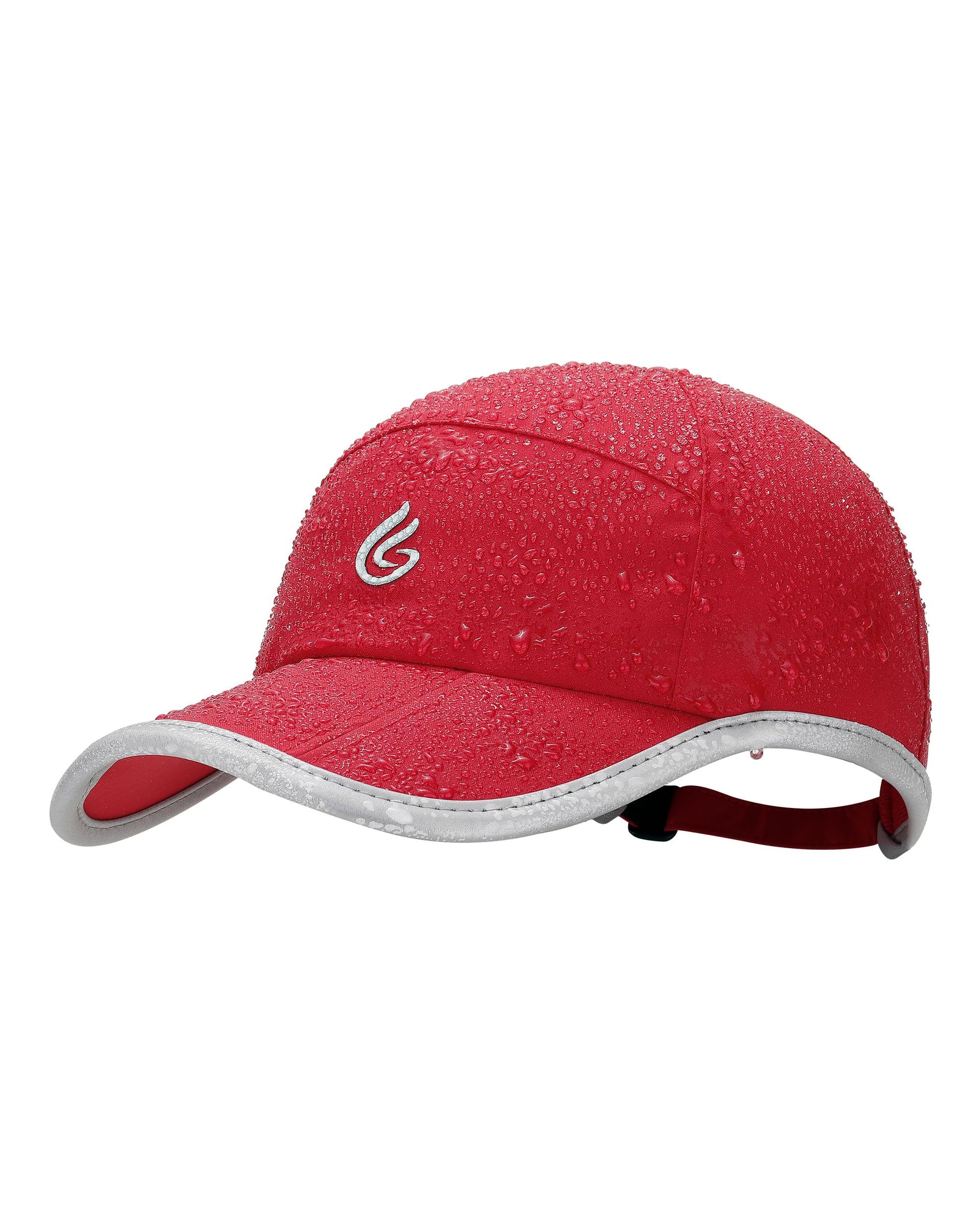 〽️Women Rose Red Reflective Folding Hat Design UPF 50+ Sun Protection Sport Hats Crimson Flower Gothic Foldable Sun Hats for Women Travel for  main image 2