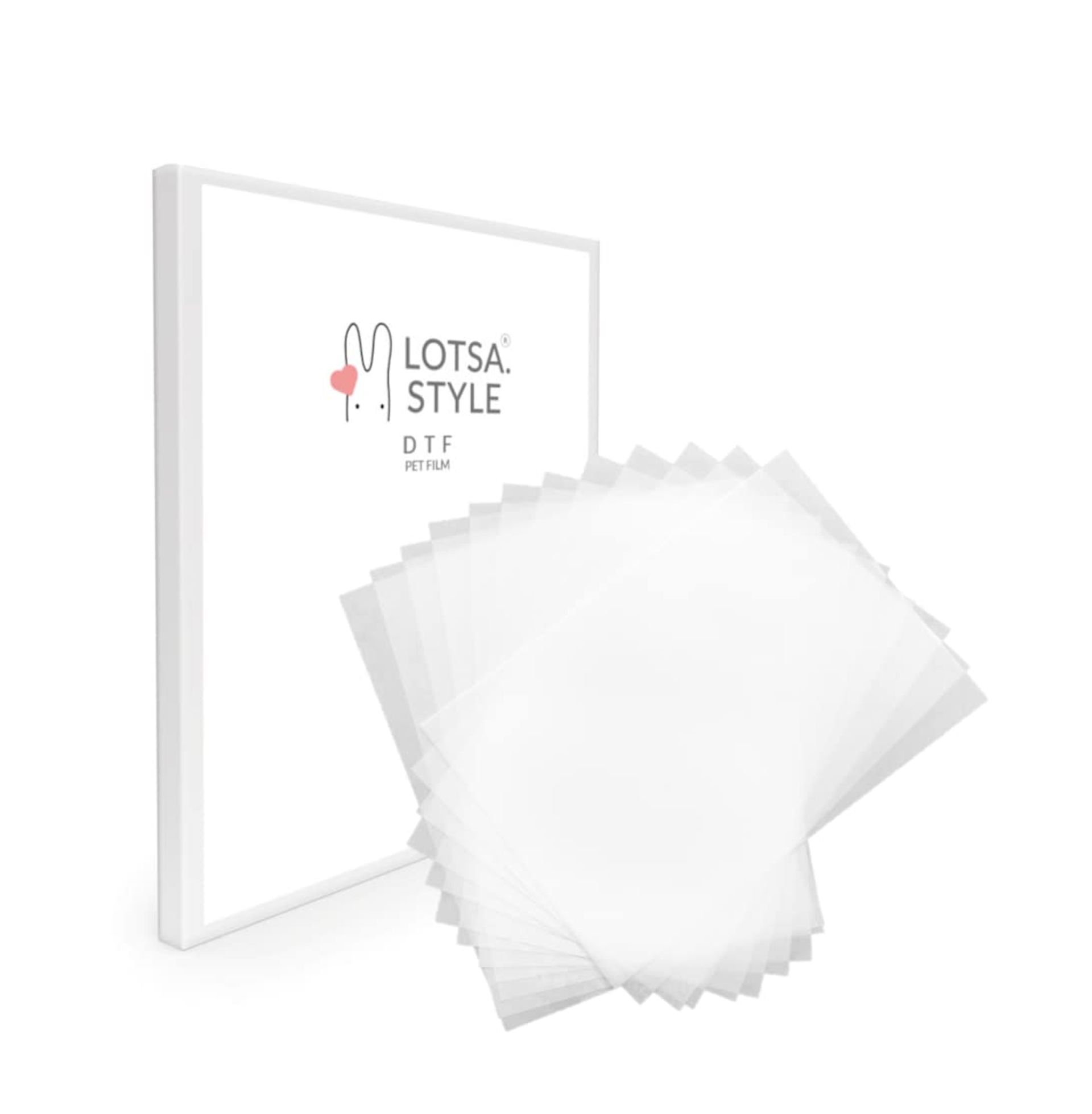 Premium A4 Direct to Film DTF Heat Transfer PET Sheets Waterproof & Washable for Cotton and Polyester Fabrics - Matte 105 Sheets