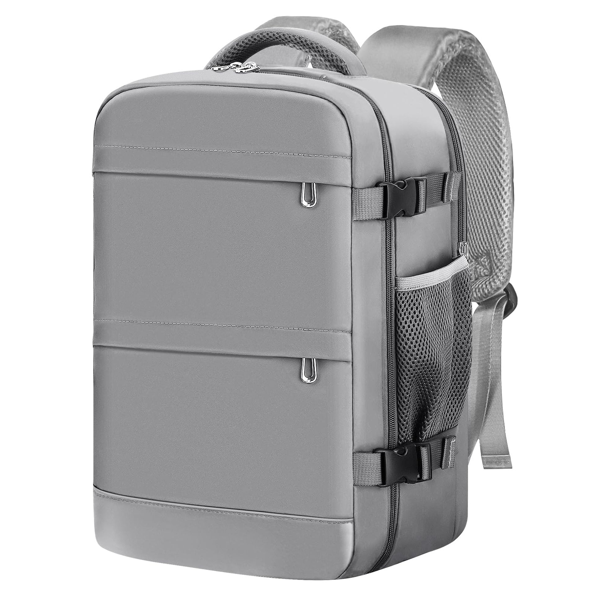 Cabin Bag 40x20x25 Ryanair Approved Underseat Travel Backpack 20L Lightweight Hand Luggage - Grey 40x20x25 cm