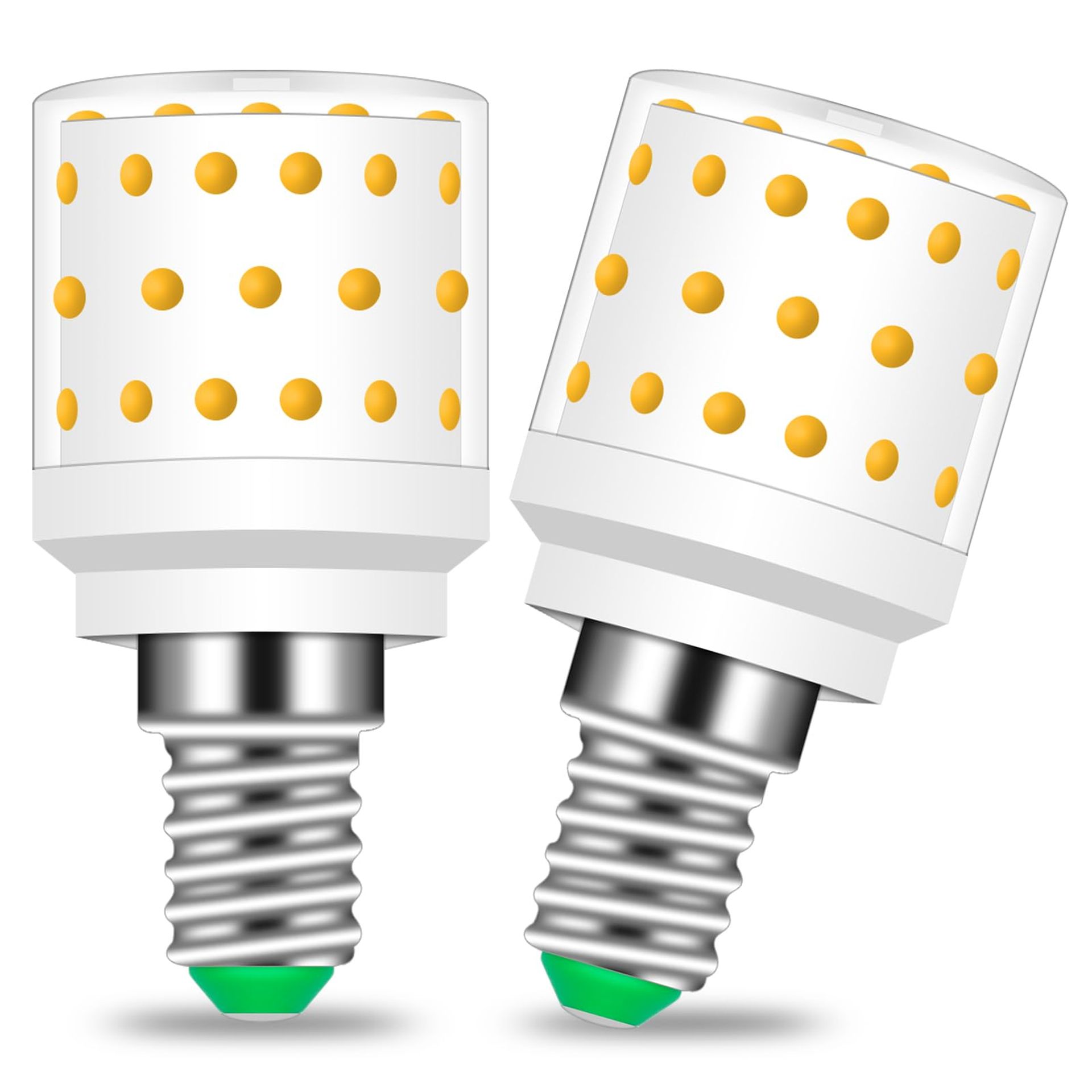 XIMNCHNI E14 LED Bulb 6W, E14 ES Edison Screw Light Bulbs, Warm White 2700K, 60W Incandescent Equivalent, 800LM Non-Dimmable Corn Light Bulbs for Home Lighting