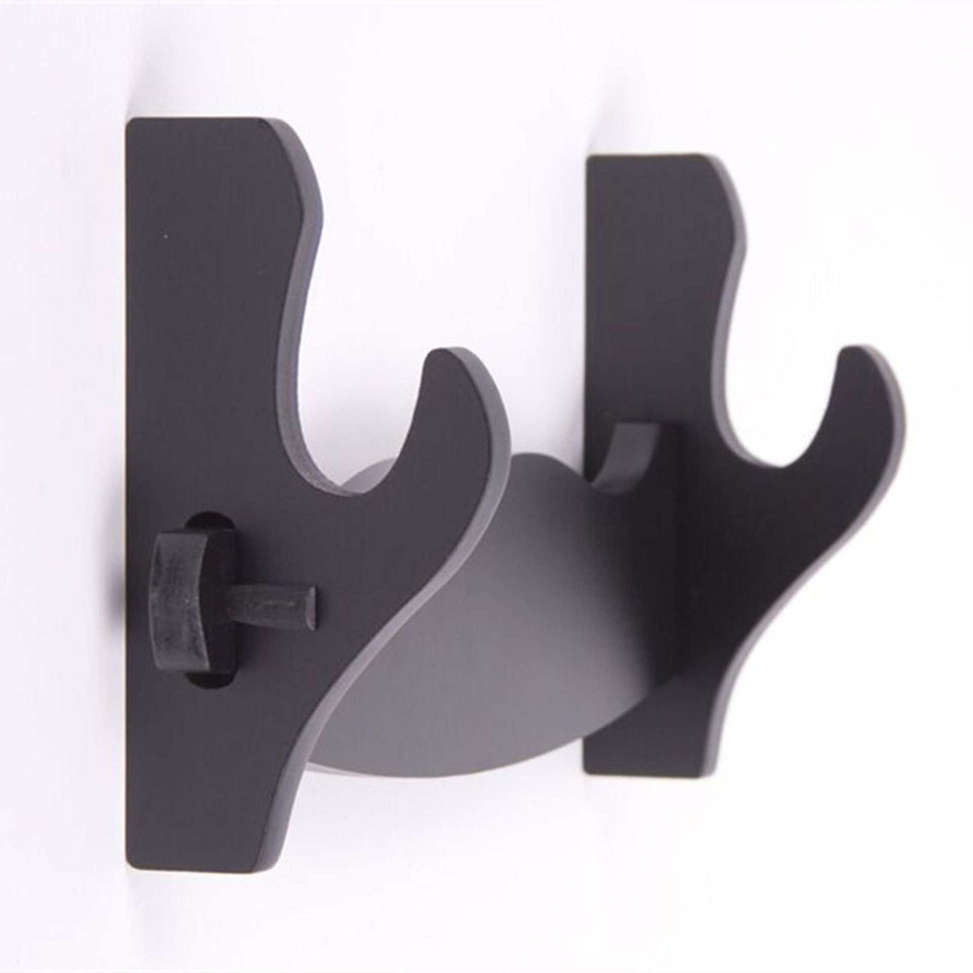 Elegant Wooden Katana Wakizashi Sword Wall Mount Holder - Perfect Display Stand