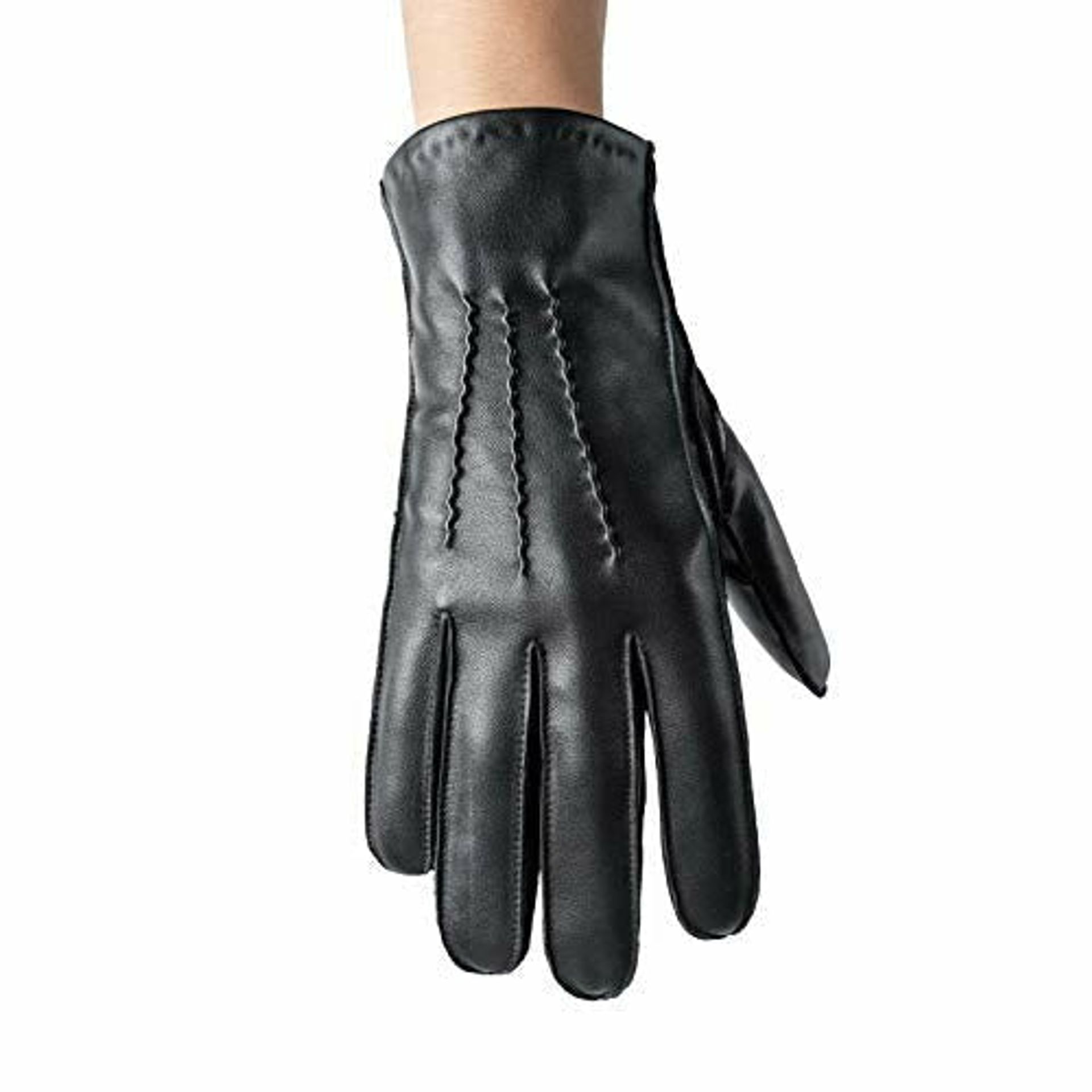Winter Leather Gloves For Men - Mens Beige Cashmere/Fleece Lined Glove Fo