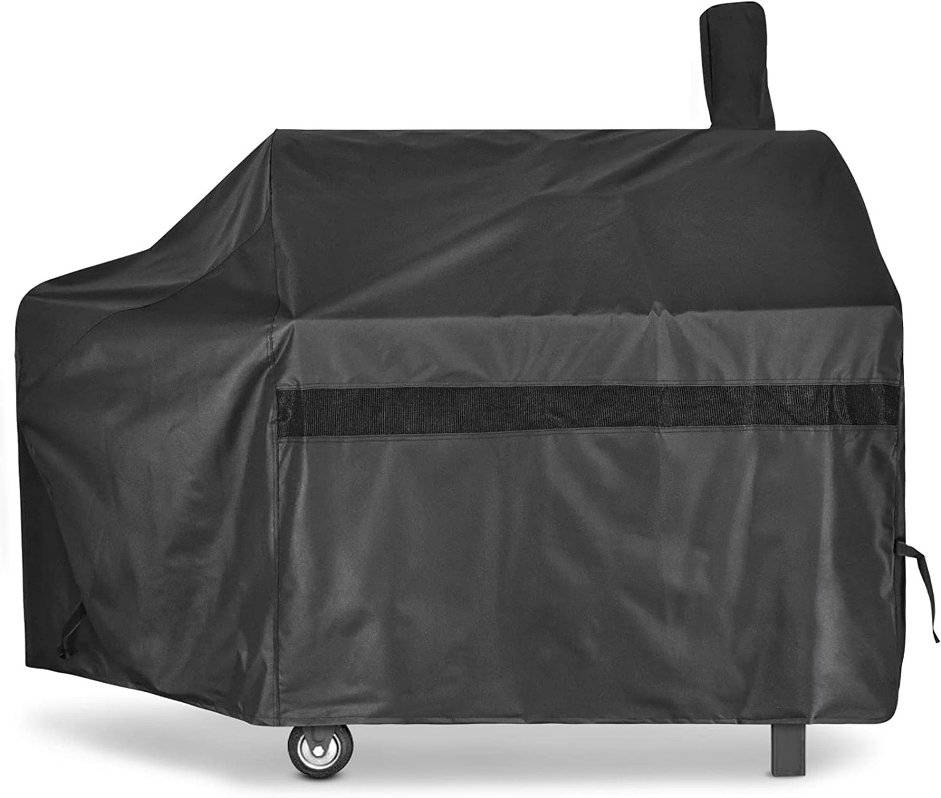 Heavy Duty Waterproof BBQ Smoker Cover 600D Oxford Fabric with UV Protection - Fits Char-Broil, Oklahoma Joe, Landmann, 145x85x135cm