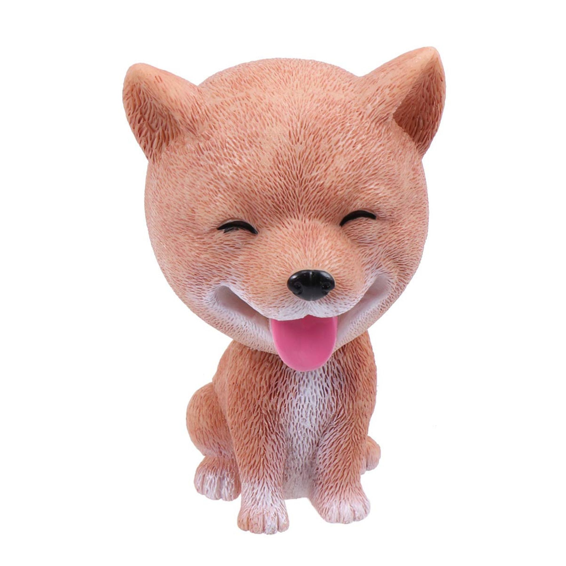 Cute Shiba Inu Bobble Head Car Ornament - Decorate Your Vehicle or Home with Fun & Style