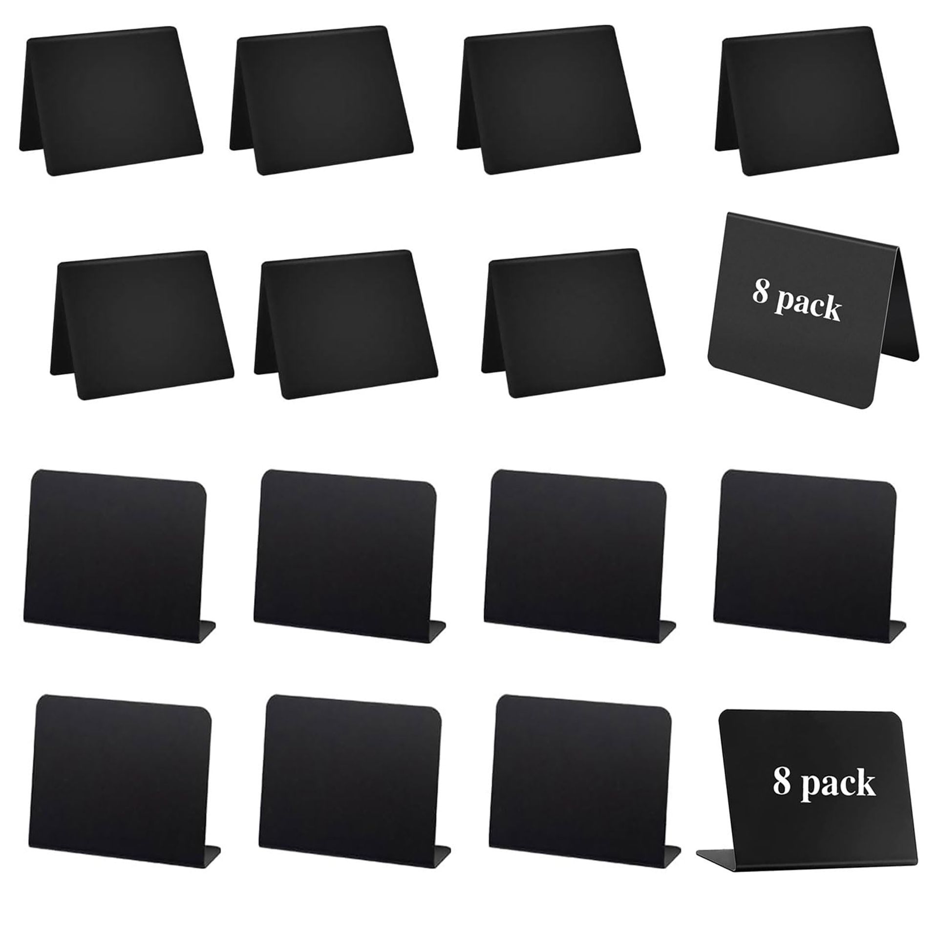 16Pcs Mini Chalkboards for Weddings, Parties & More - Perfect for Place Cards & Buffet Signs