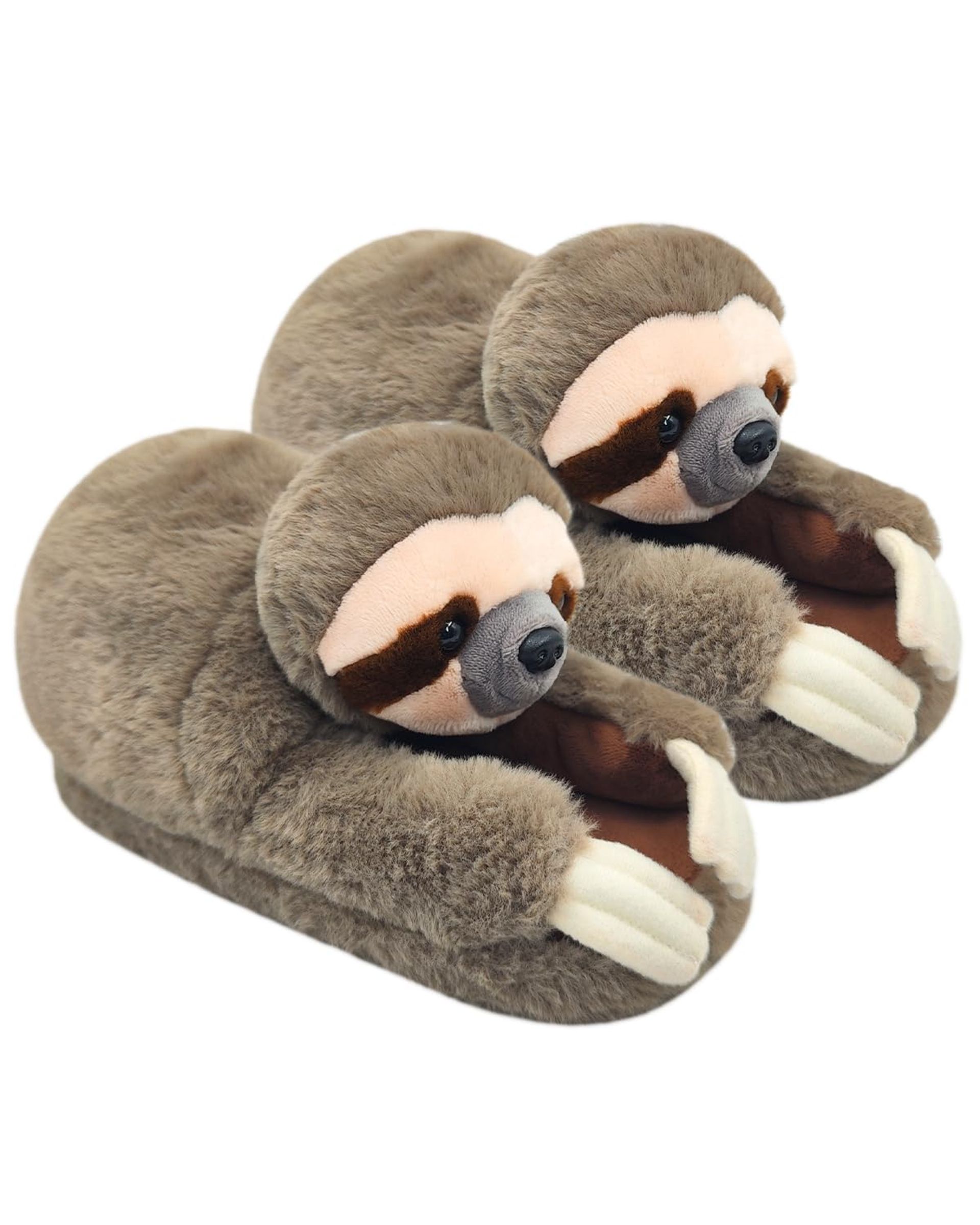 Cute Animal Kids Cat Slippers for Boys & Girls - Warm Winter Plush, Anti-Slip, Perfect Gift