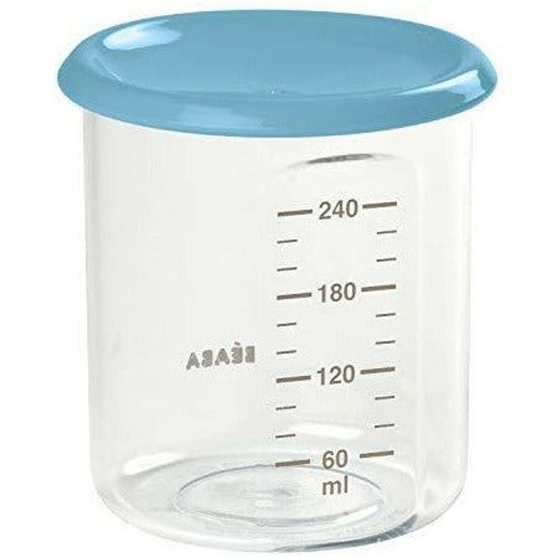 BEABA Maxi Portion Conservation Jars, 240 ml, Tritan Blue