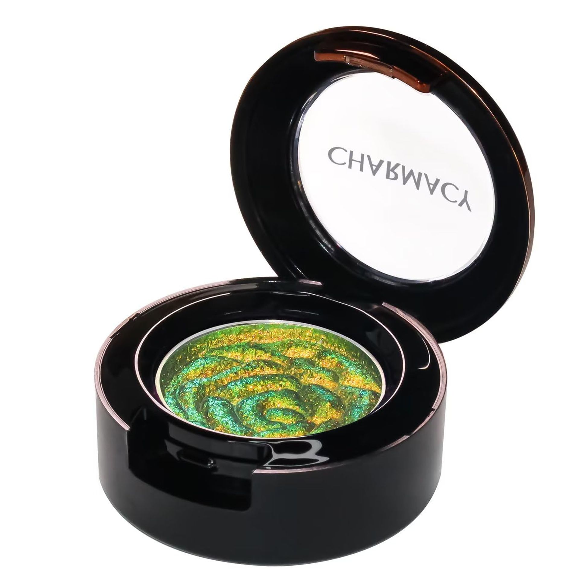 CHARMACY Chameleon Eyeshadow, Insane Color Shifting, Glitter Duochrome Eye Shadow Long-Lasting With No Creasing, Easy to Wear, Highly Pigment Multichrome Eye Makeup (#808)