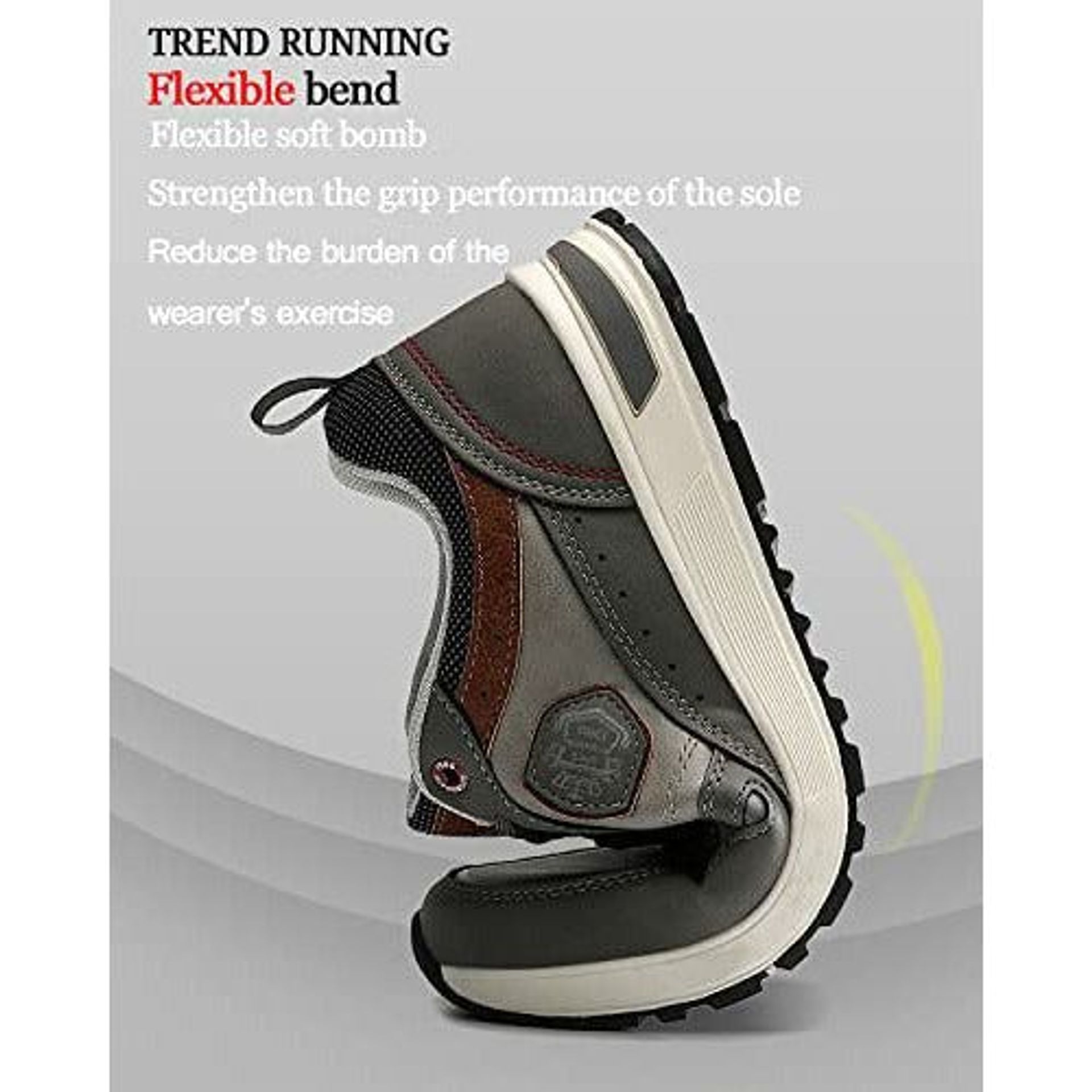 ARRIGO BELLO Sneaker Heren Schoenen Vrijetijdsschoenen Lichte Trainers Wandelschoenen (1014 Grijs,42