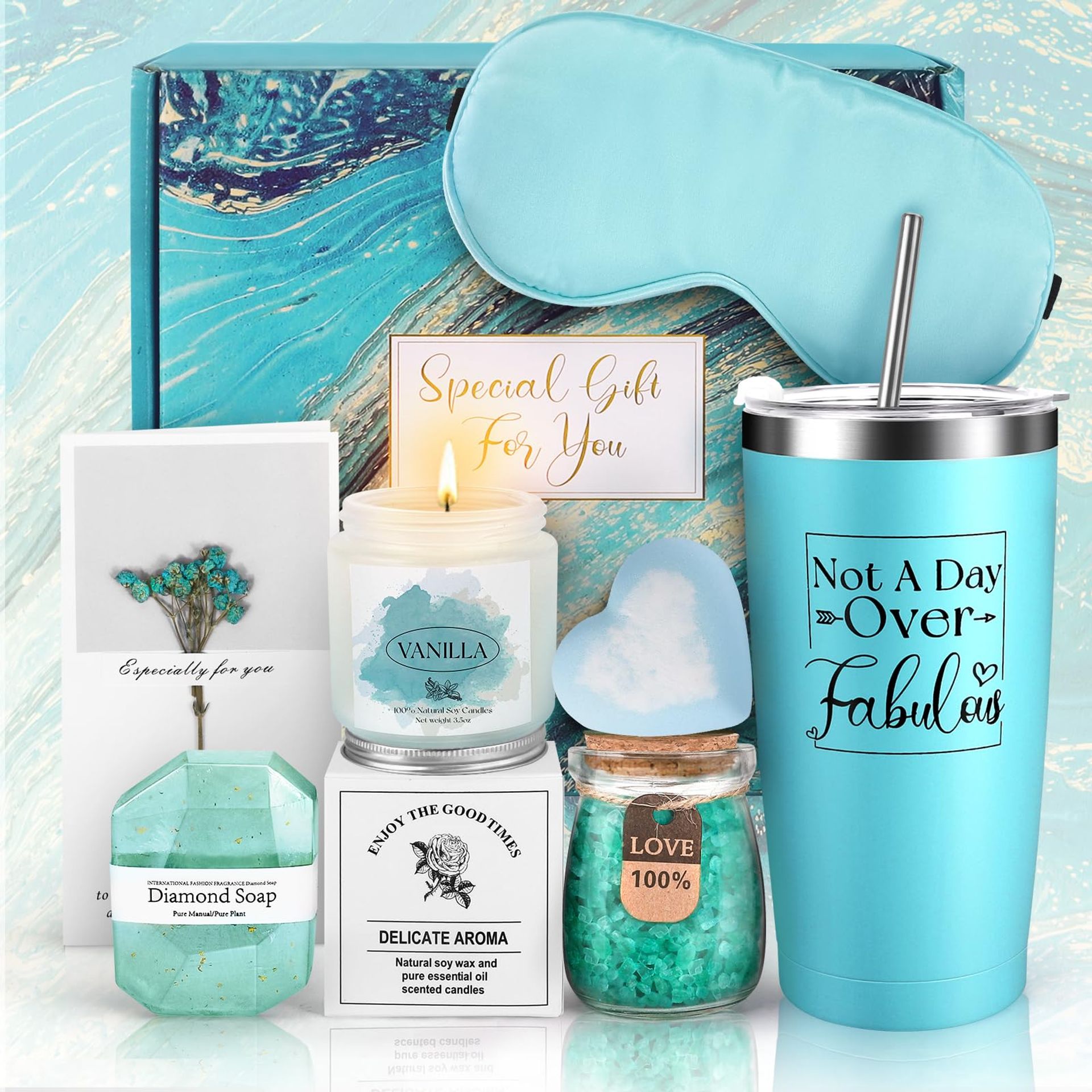 Luxurious Relaxing Spa Bath Set - Perfect Birthday & Christmas Gifts for Women
