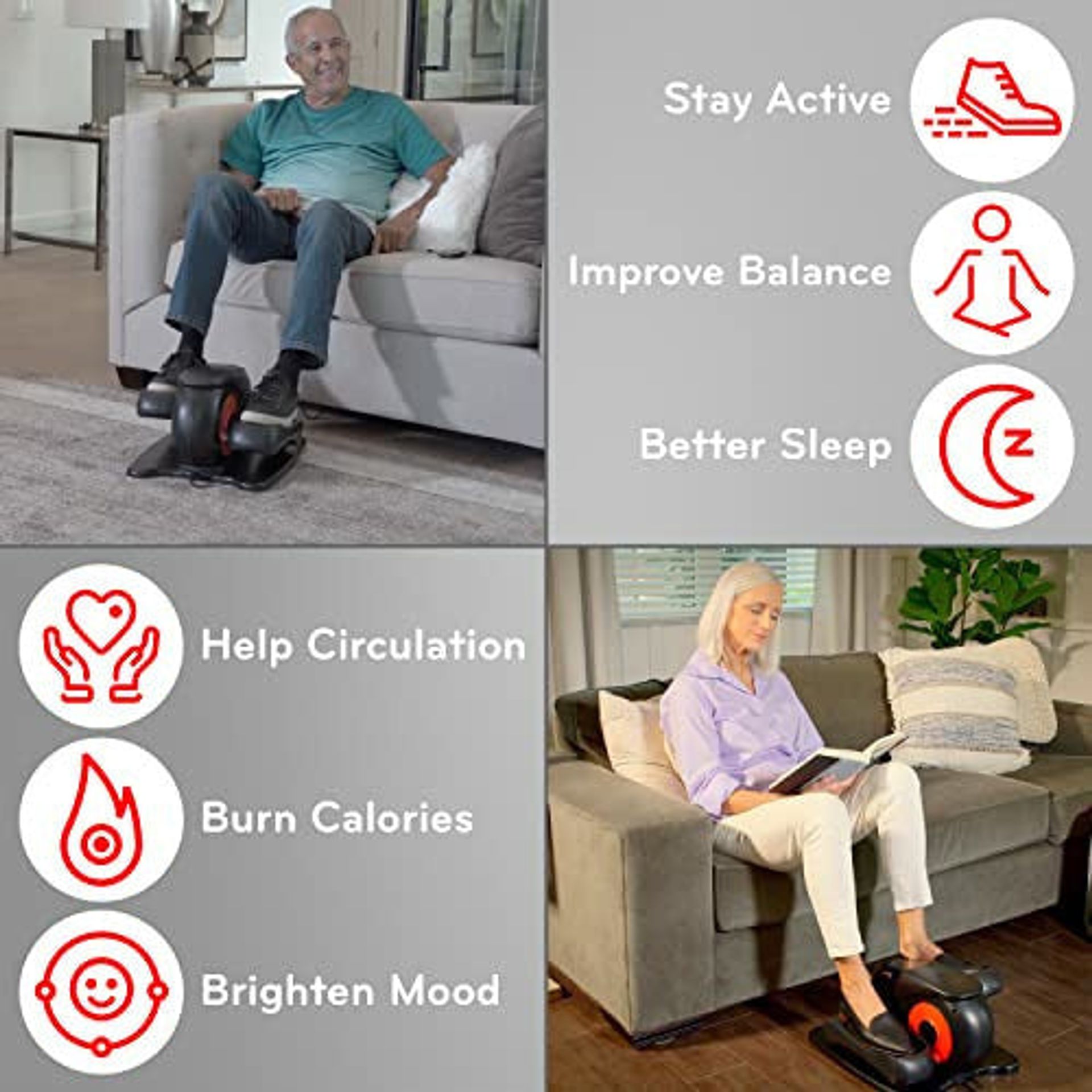Orbitrek MX Motorised Elliptical Pedal Exerciser - Low Impact