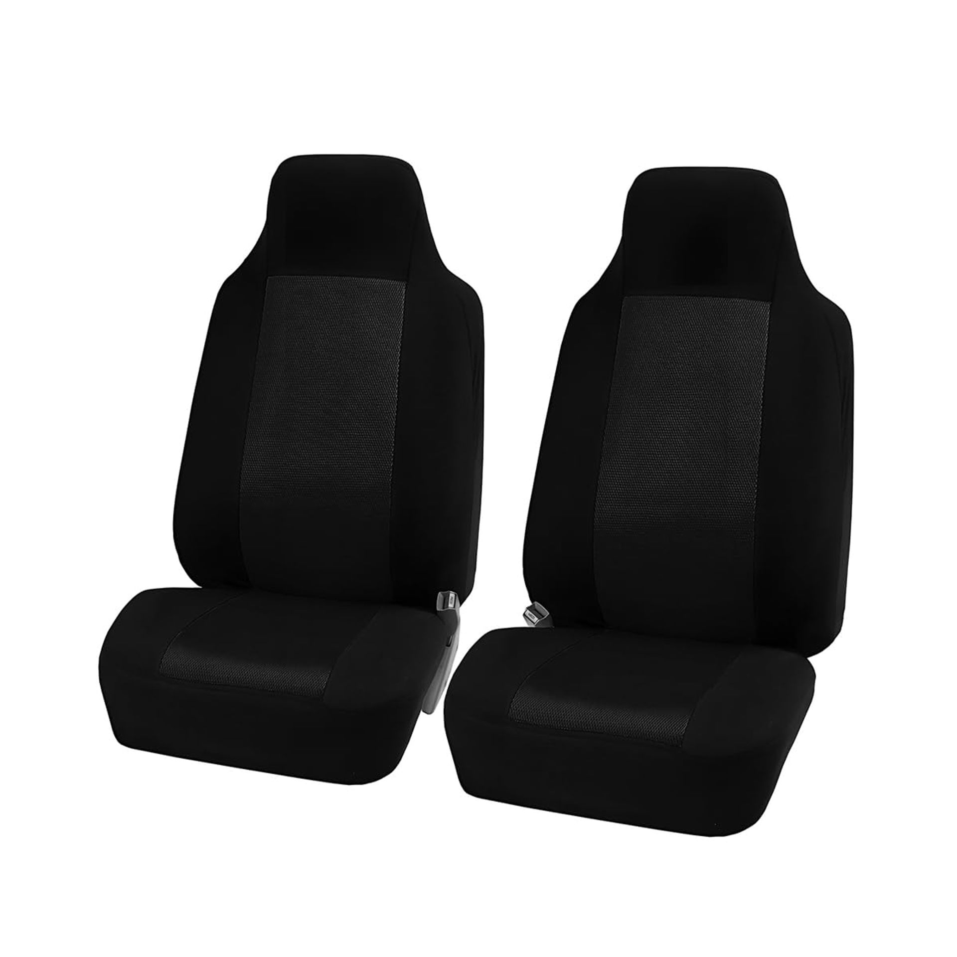 Universal 7 Piece Car Seat Covers Set – Breathable Mesh, Black & Grey, Full Protection and Stylish Interior Upgrade