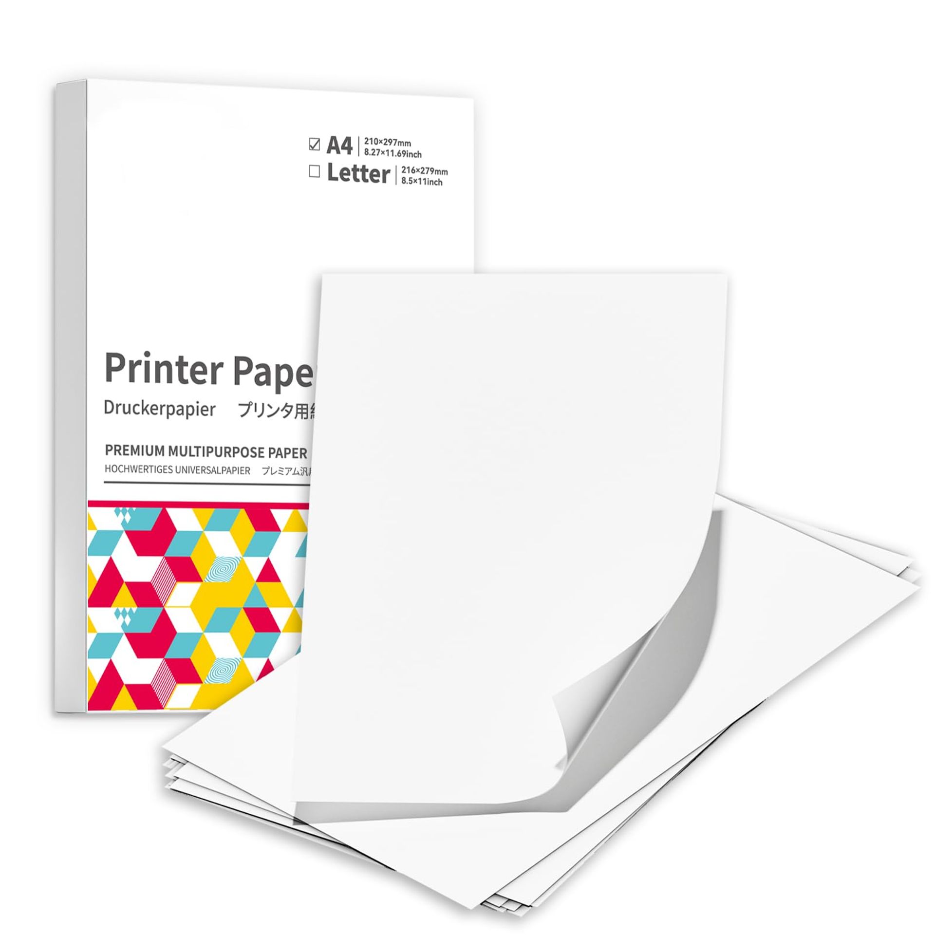 Letter Size Multi-Purpose Copy Paper for P831 Printers - 200 Sheets