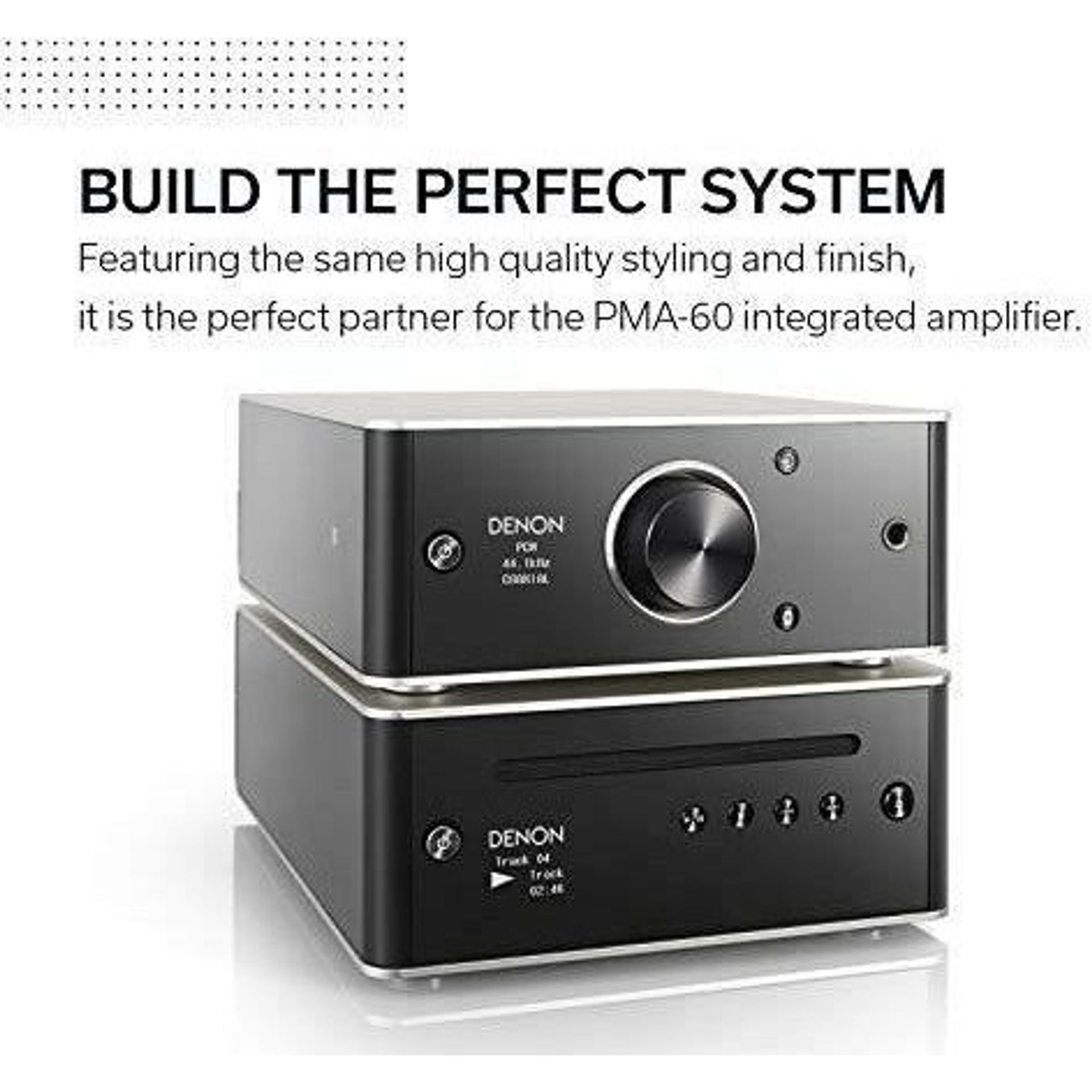 Denon DCD-50 CD Player, Music Player For HiFi System, CD / MP3