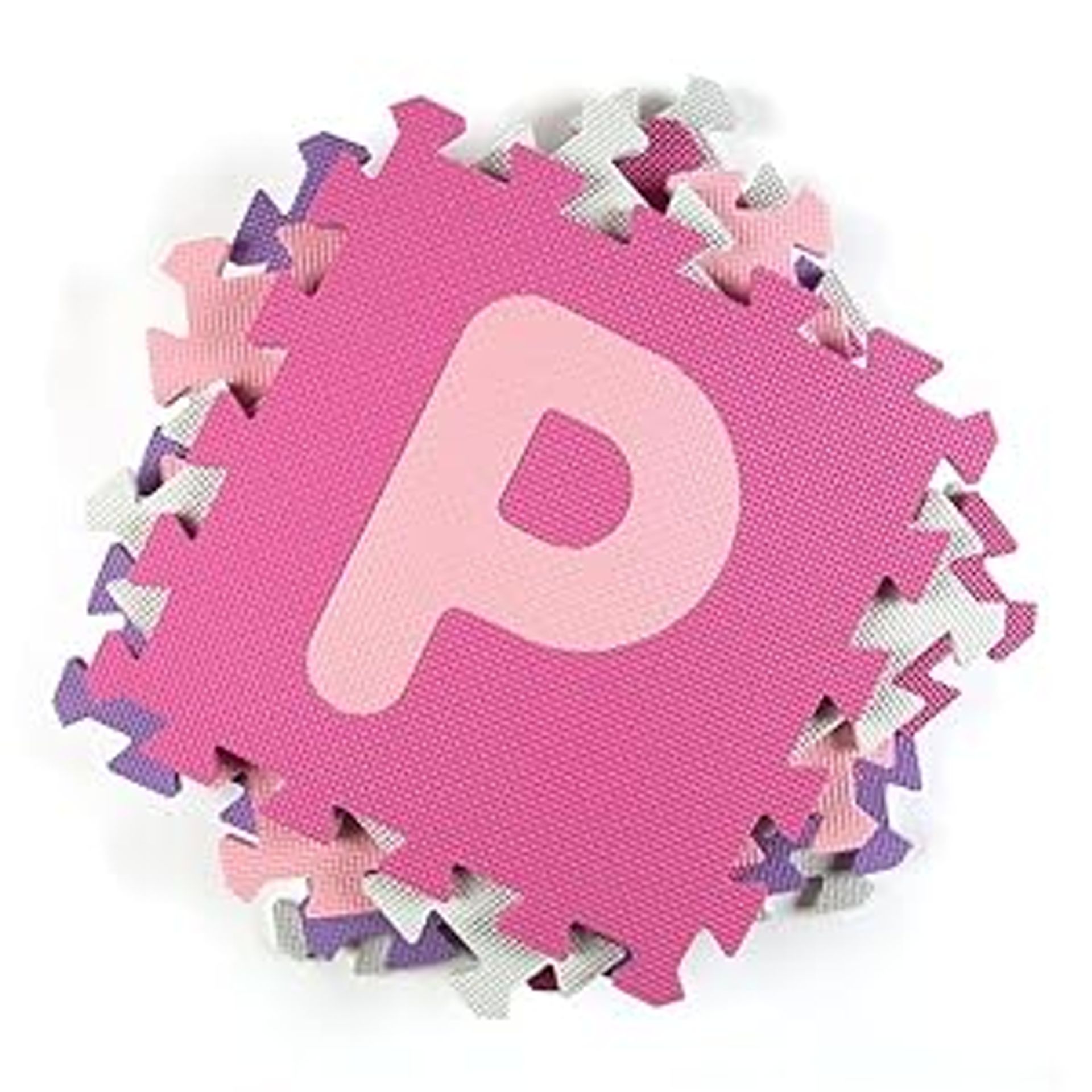 Foam Baby Play Mats 36PCS Thick & Soft EVA Interlocking Tiles for Kids, Educational Jigsaw Floor Mat for Playroom or Gym - Pink Purple (B)