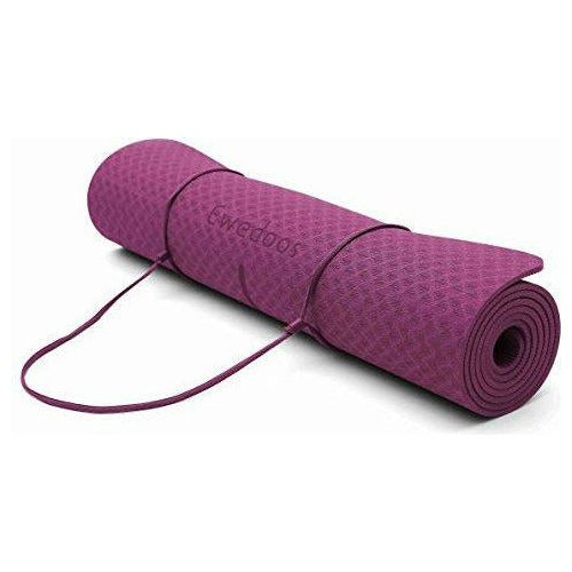Extra-Large Wide TPE Yoga Mat With Alignment Lines | Non-Slip - View #7