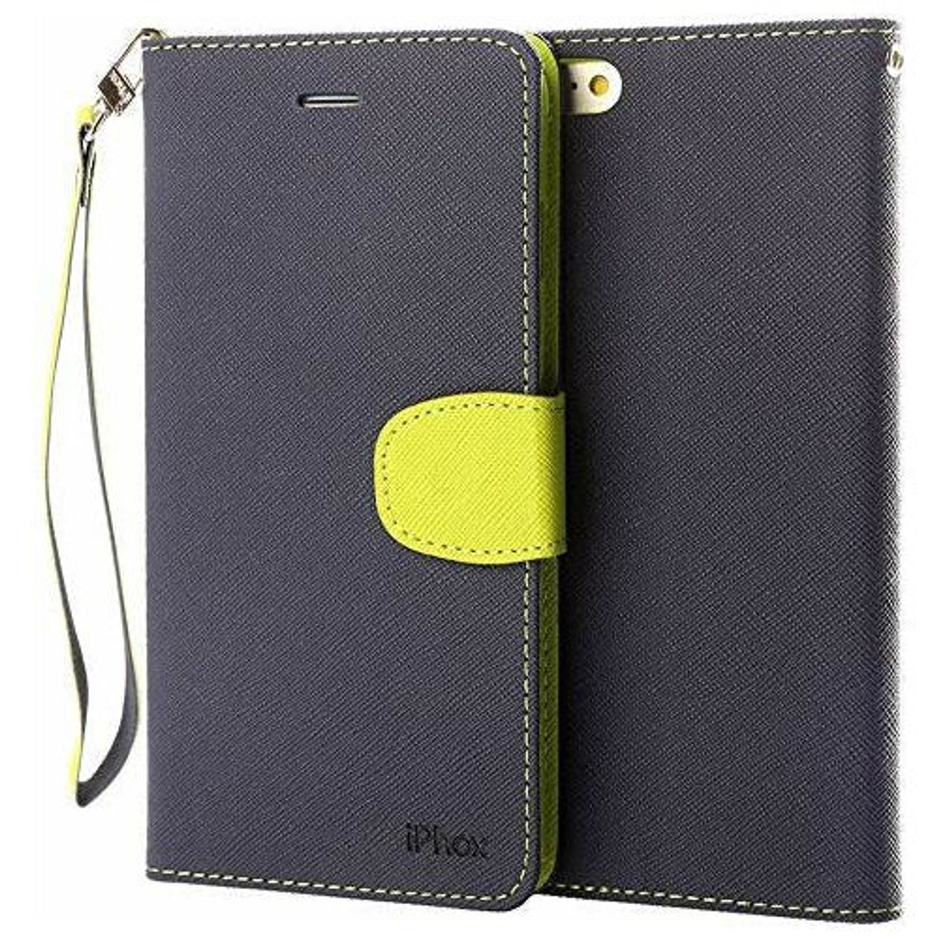IPhone 7/8 Leather Case - IPHOX Folio Leather Wallet Case With