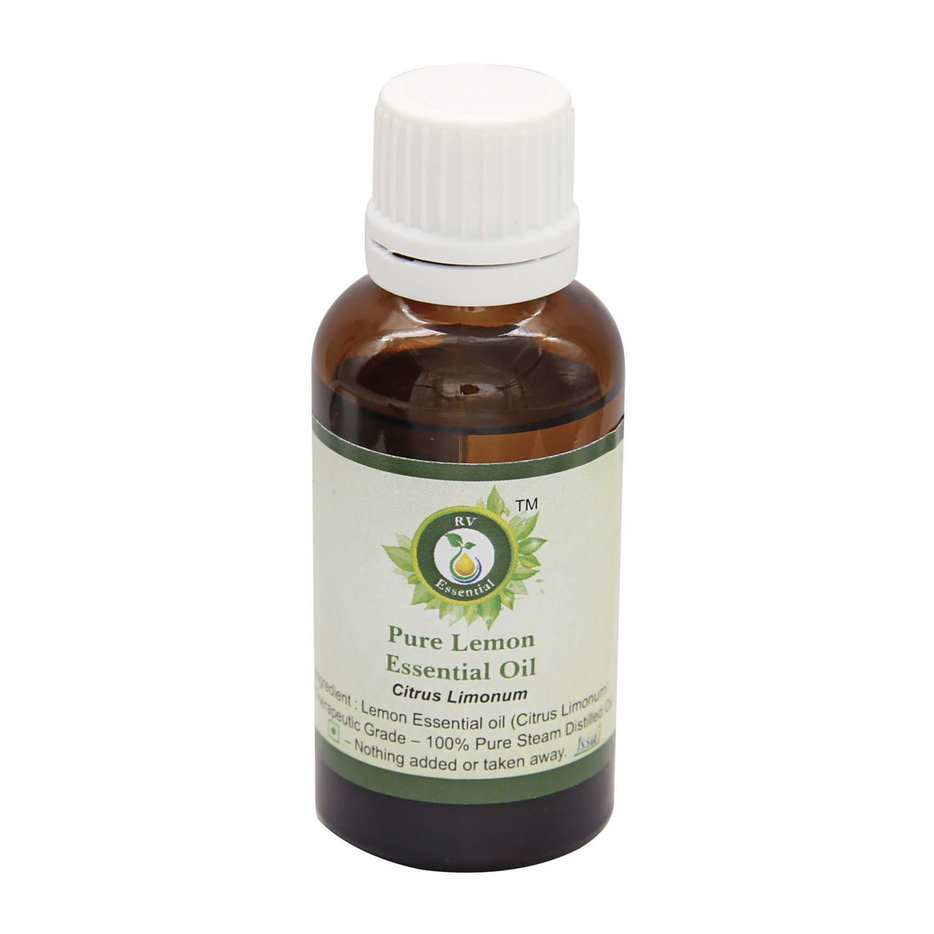 Pure Lemon Essential Oil 10ml - 100% Natural Therapeutic Grade Citrus Limonum