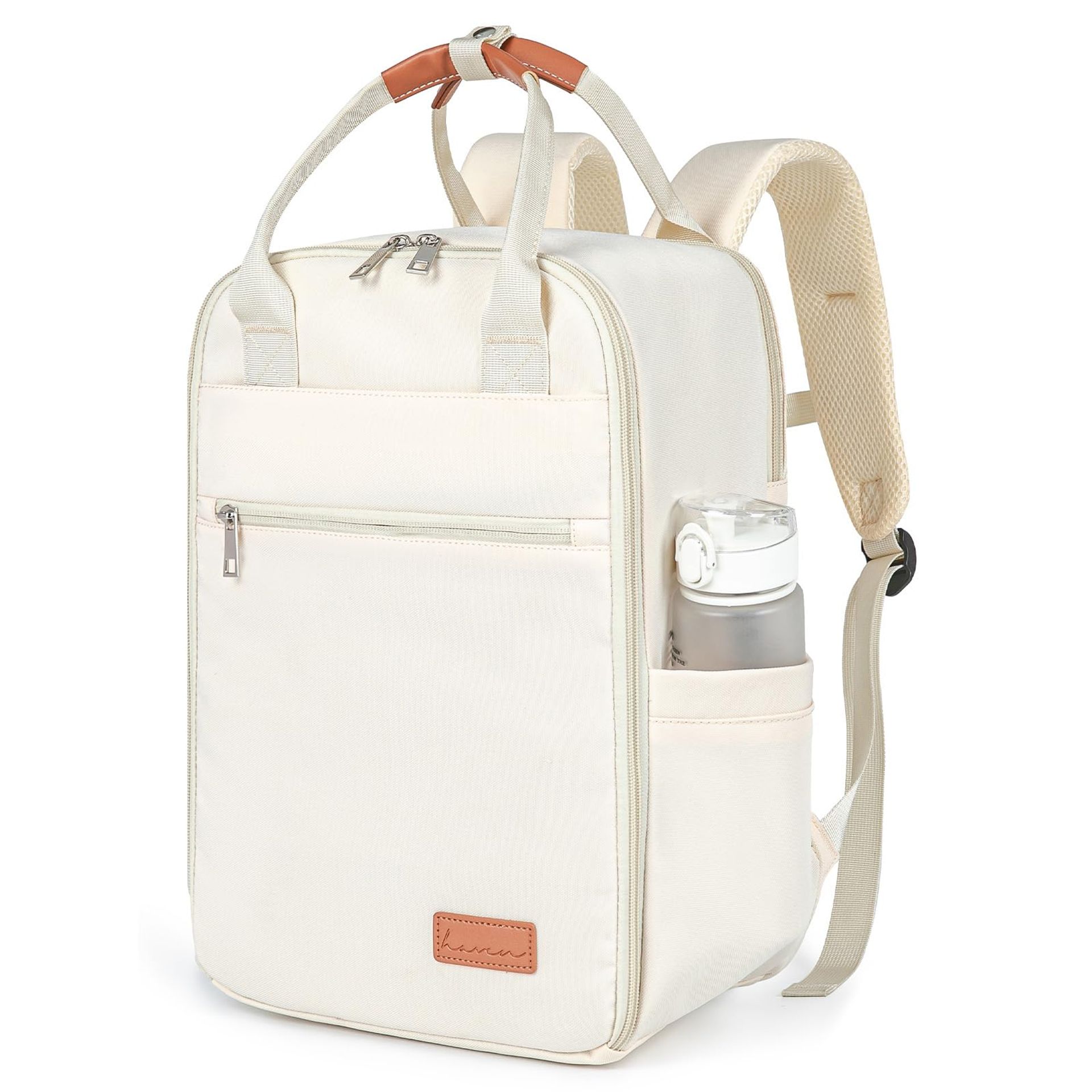 Cabin Bag Backpack 40x20x25cm Underseat Hand Luggage for Ryanair and Airlines - Apricot 20L