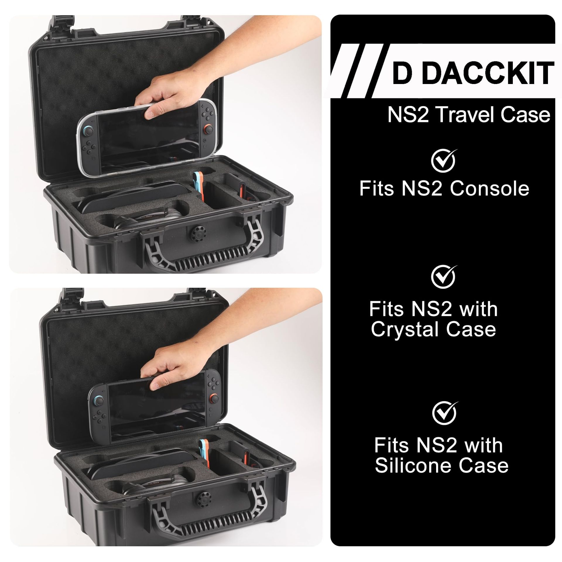 Carrying Case Compatible With Nintendo Switch 2 Waterproof Shock