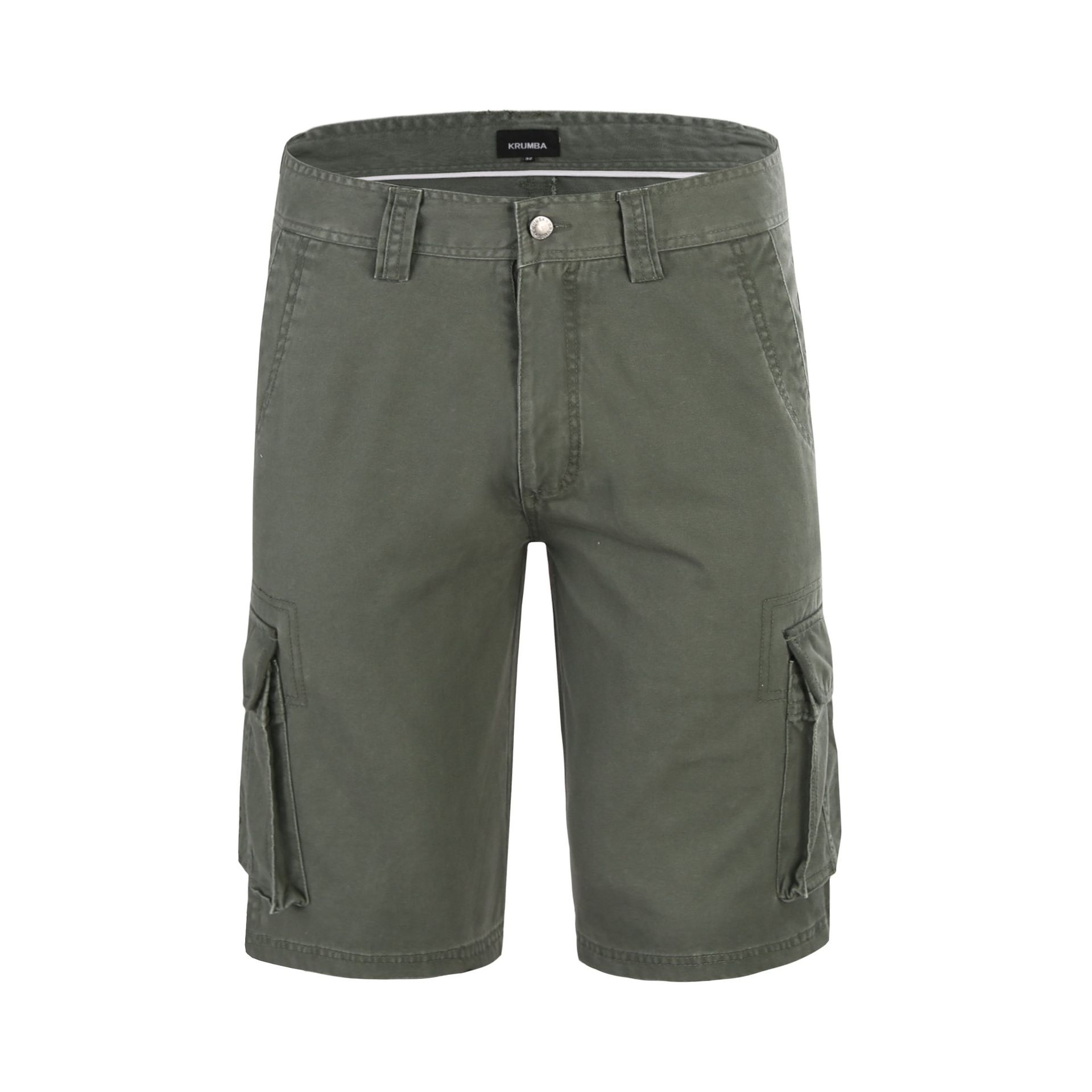 Men's Casual Cargo Shorts Lightweight Outdoor Workout Bermuda for Hiking - Green Size 36