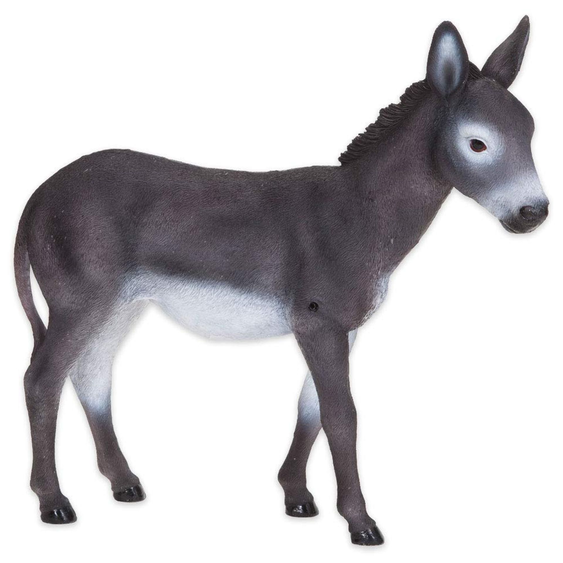 Diego the Donkey Motion Sensor Garden Statue – Hand-Painted Polyresin, Weather-Resistant Yard Décor