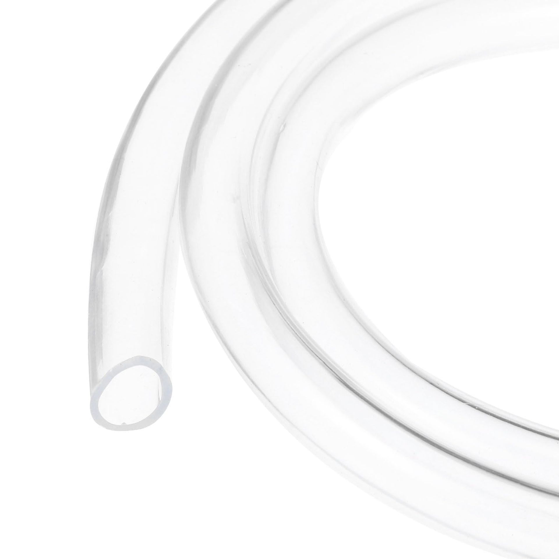Flexible 50ft Clear PVC Tubing 7.9mm x 11.1mm for Garden & Aquarium Use