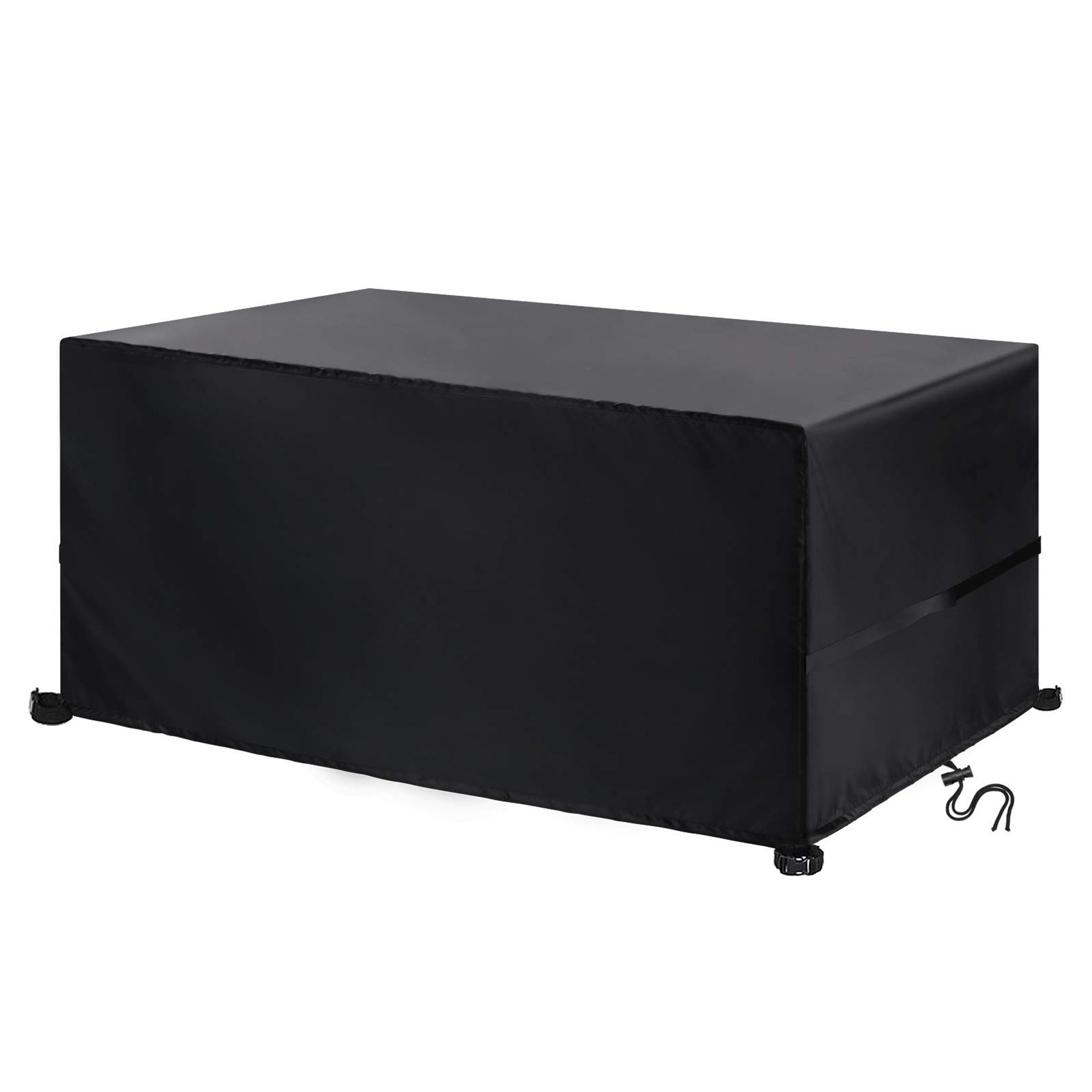 Garden Furniture Cover Waterproof Tear-Resistant 420D Oxford for Rattan Sofa & Patio Table - Black 270x180x89cm