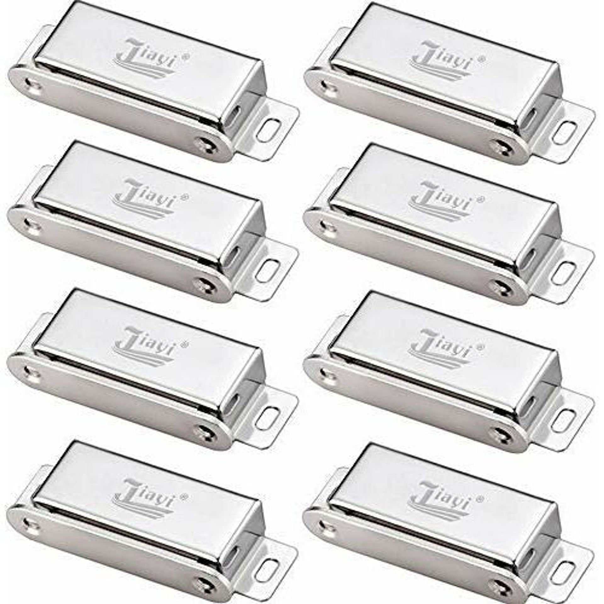 6 Pack Magnetic Door Catch Ultra Thin Cabinet Magnetic Catch Adhesive Black Cabinet Door Magnets For Cupboard Wardrobe Closet Magnetic Cabinet Latch - View #9