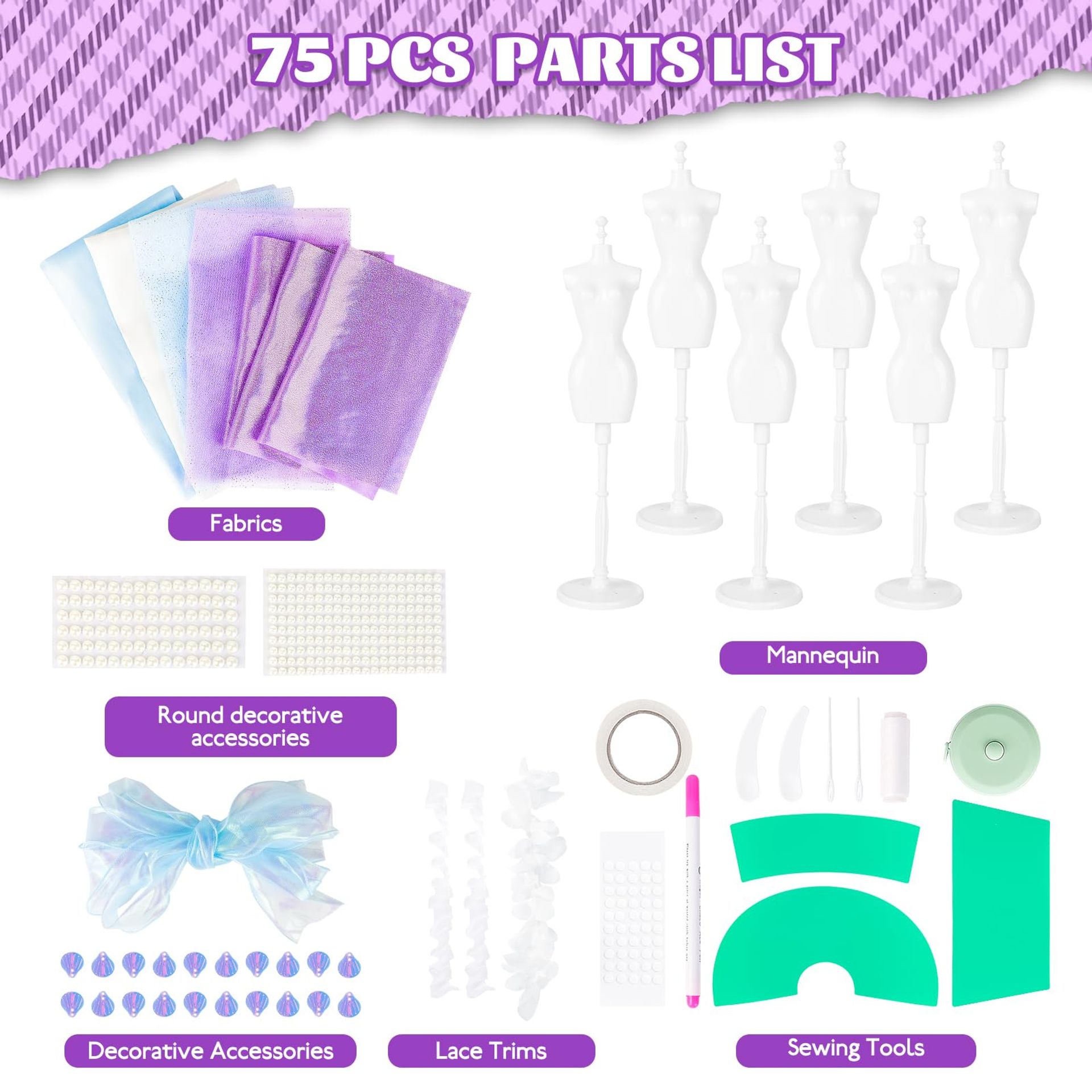slim fit dress slacks Kids' Fashion Design Workshop Kit - 8Y+ | Wlidaty Morocco main image 0