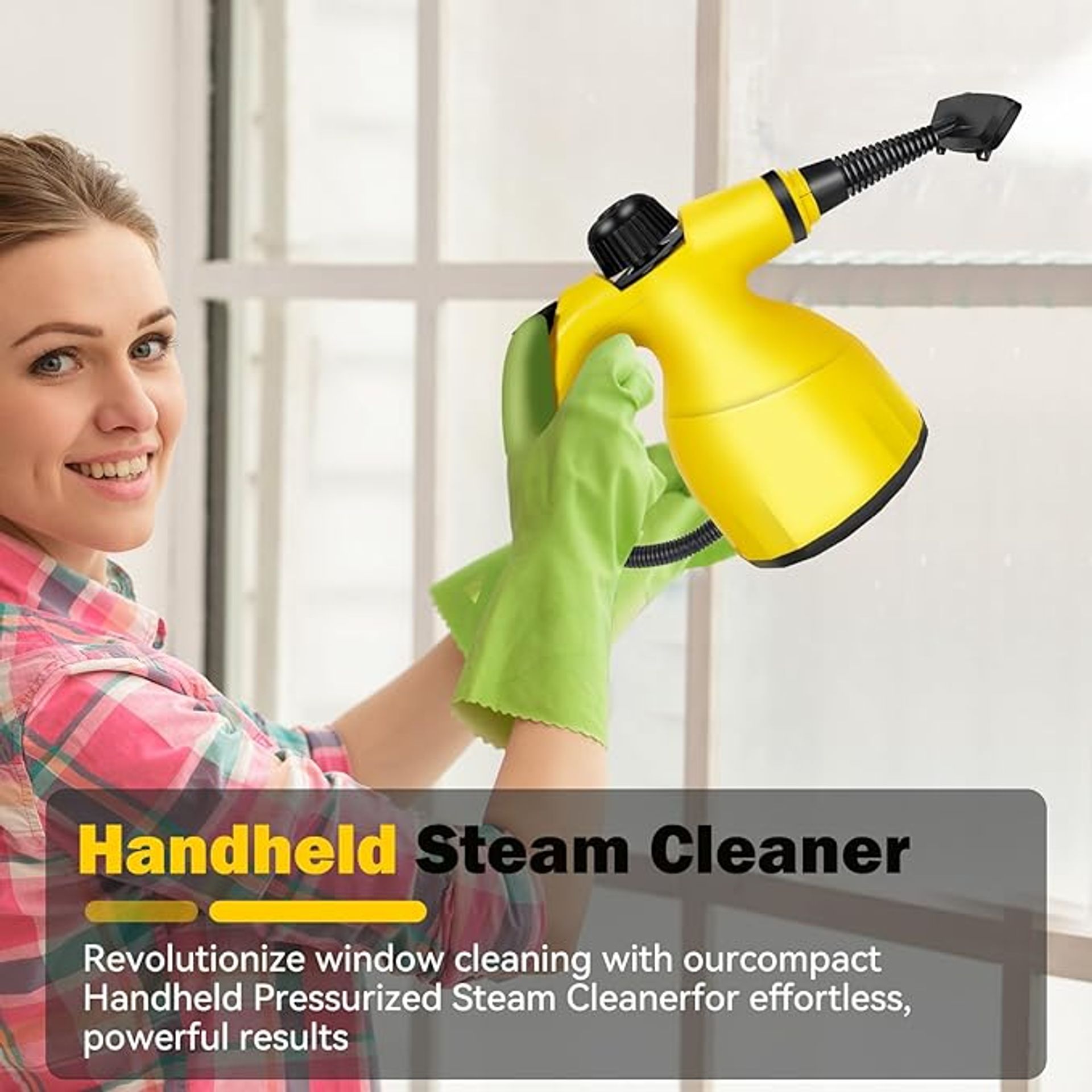 Handheld Steam Cleaner Large Capacity Tank Fast Heating For Home