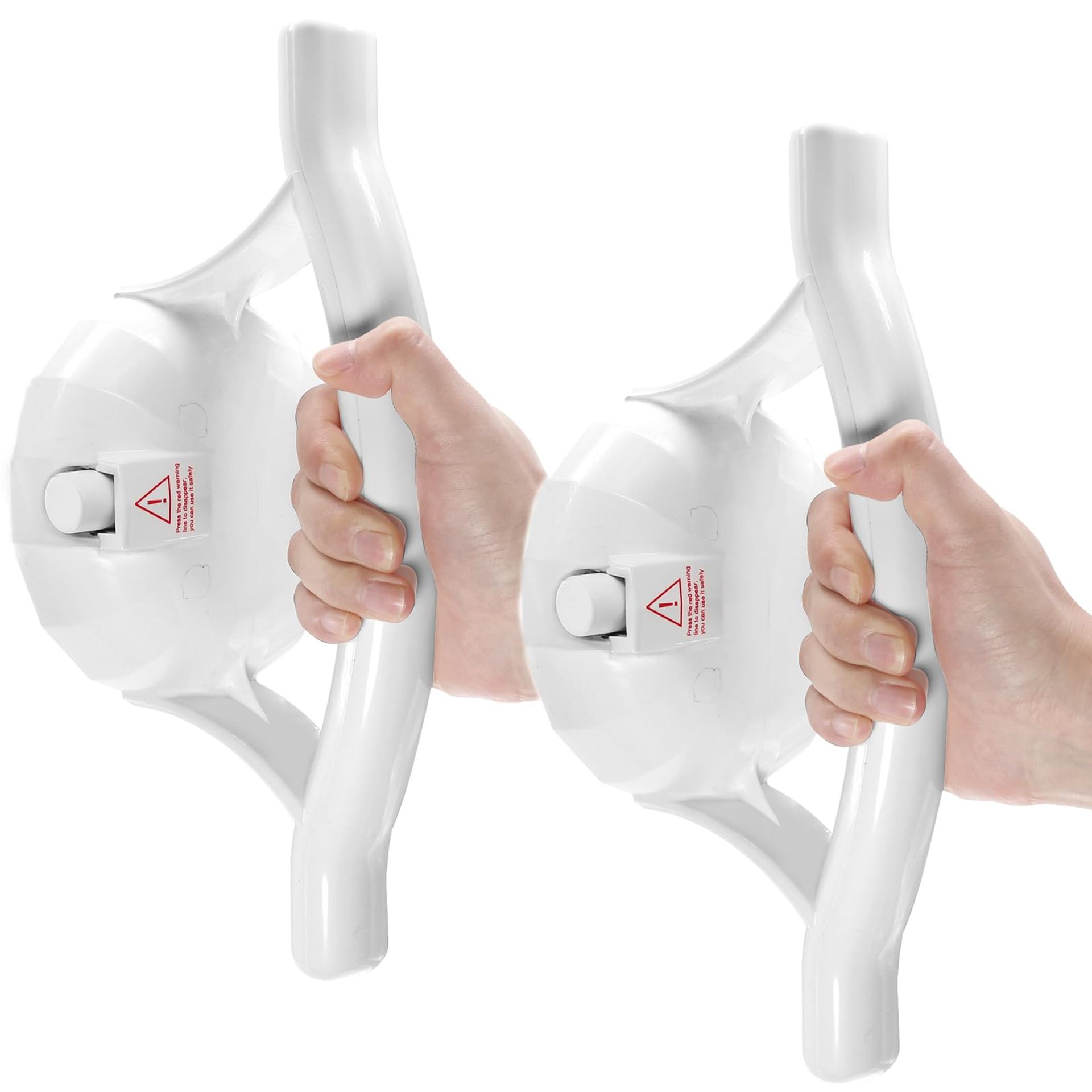 Suction Grab Rails for Shower - Portable Safety Handles with Indicator for Elderly & Disabled