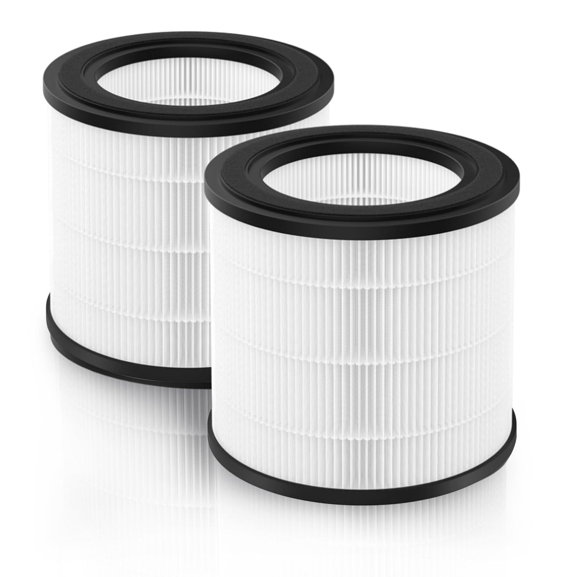 Air Purifier Replacement Filter Compatible with Philips 800 Series AC0830/10 HEPA and Activated Carbon - White FY0194
