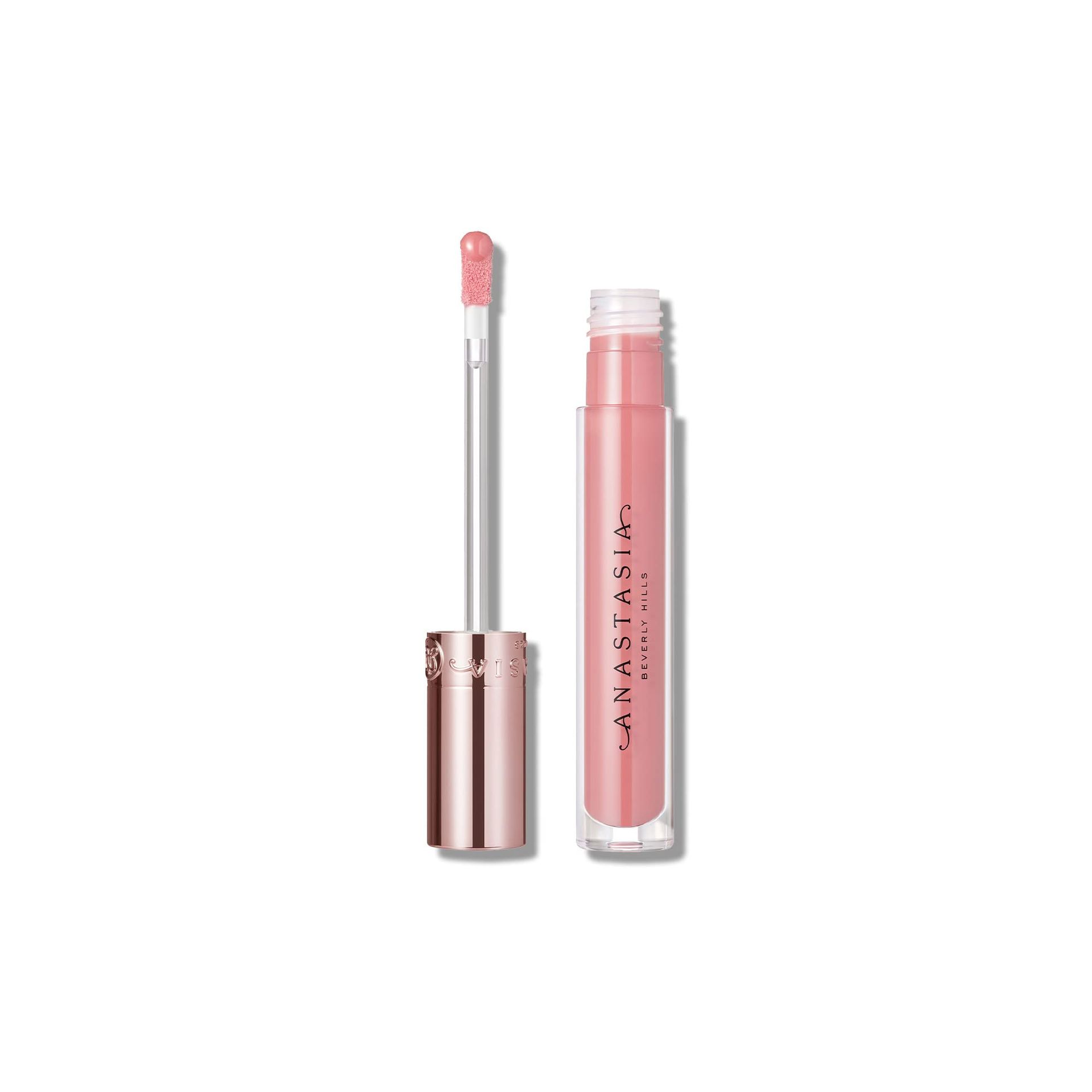 High-Shine Lip Gloss Hydrating Non-Sticky Formula by Anastasia Beverly Hills - Midtone Mauvy Pink 1 Count