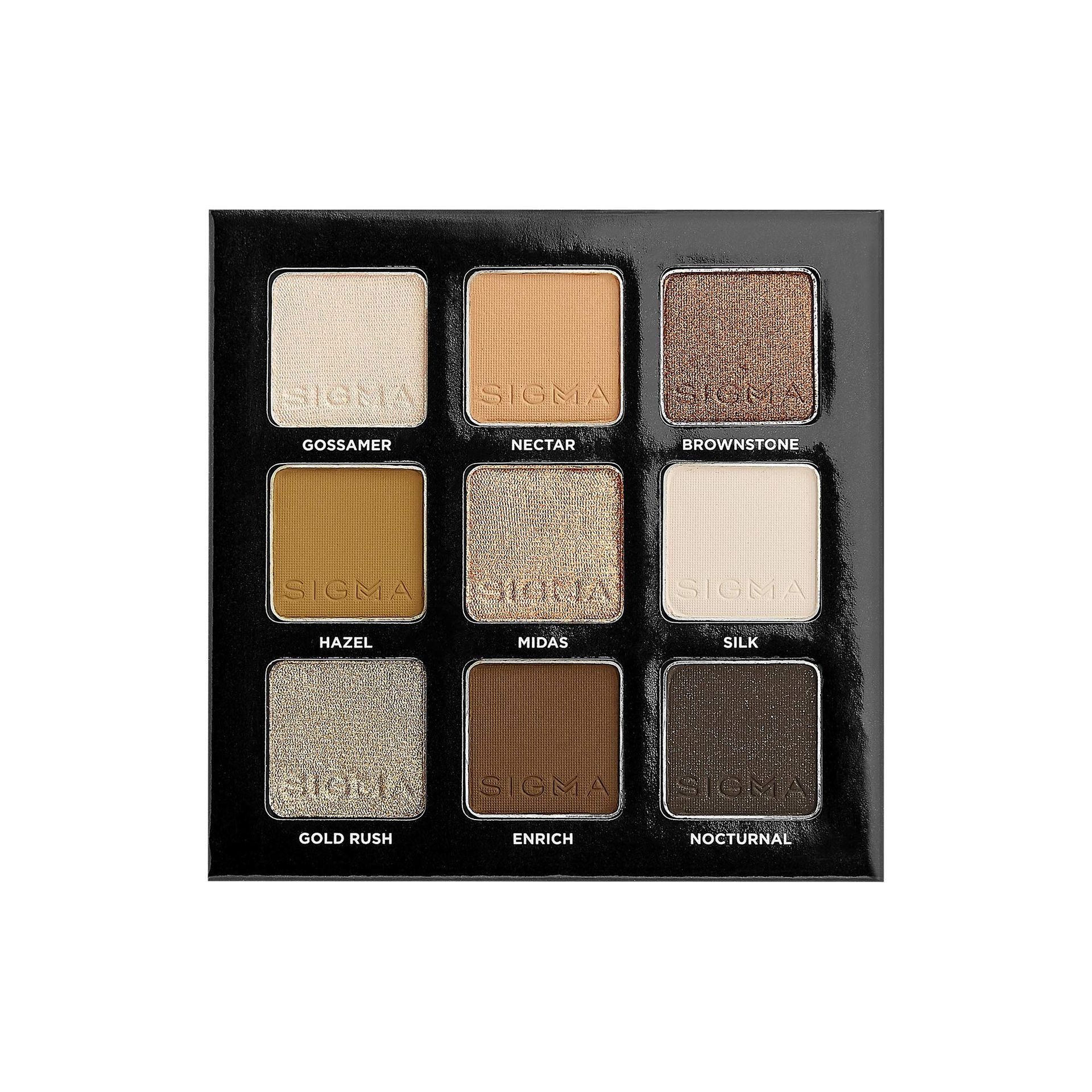 On-the-Go Eyeshadow Palette 9 Bold Matte, Shimmer & Metallic Shades Vegan Formula - Ritzy