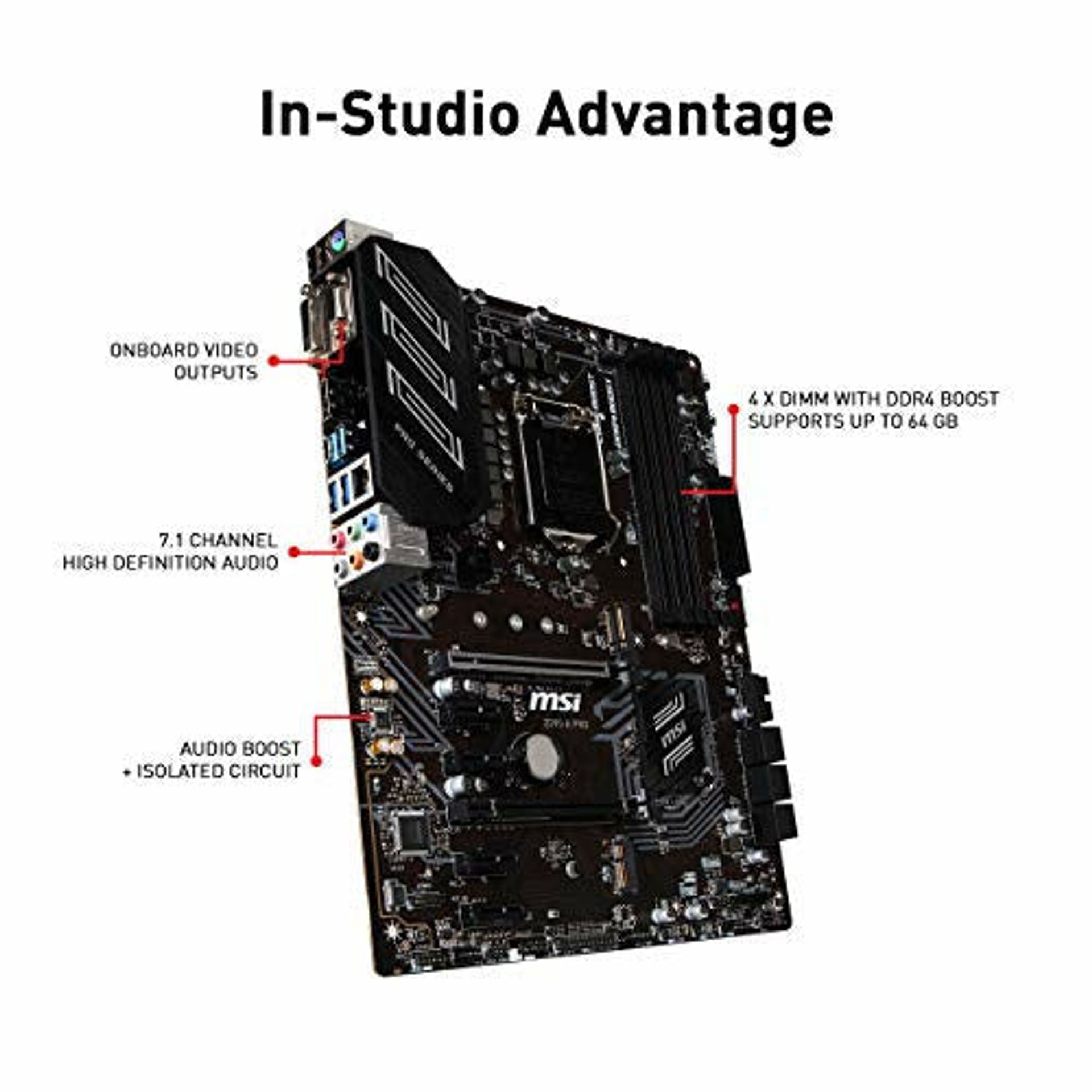 MSI Z390-A PRO LGA1151 (Intel 8th And 9th Gen) M.2 USB 3.1 Gen 2