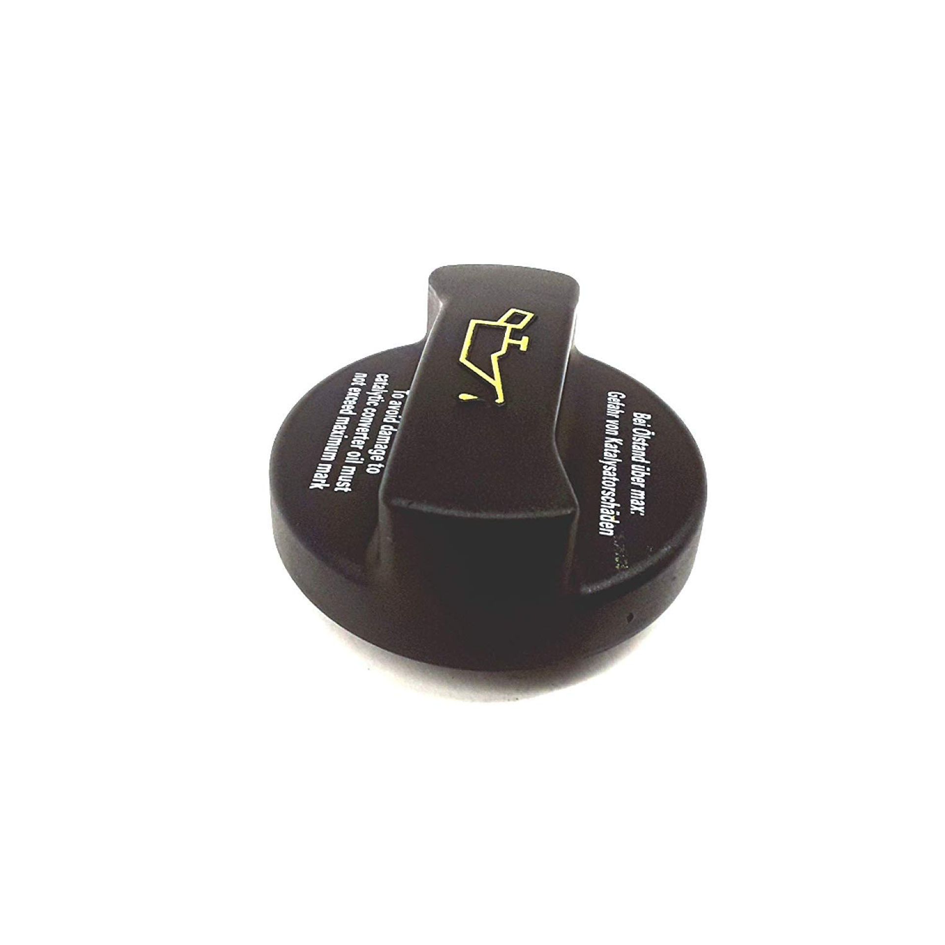 Engine Oil Filler Cap Replacement for Volkswagen Vehicles 06B103-485C - Black