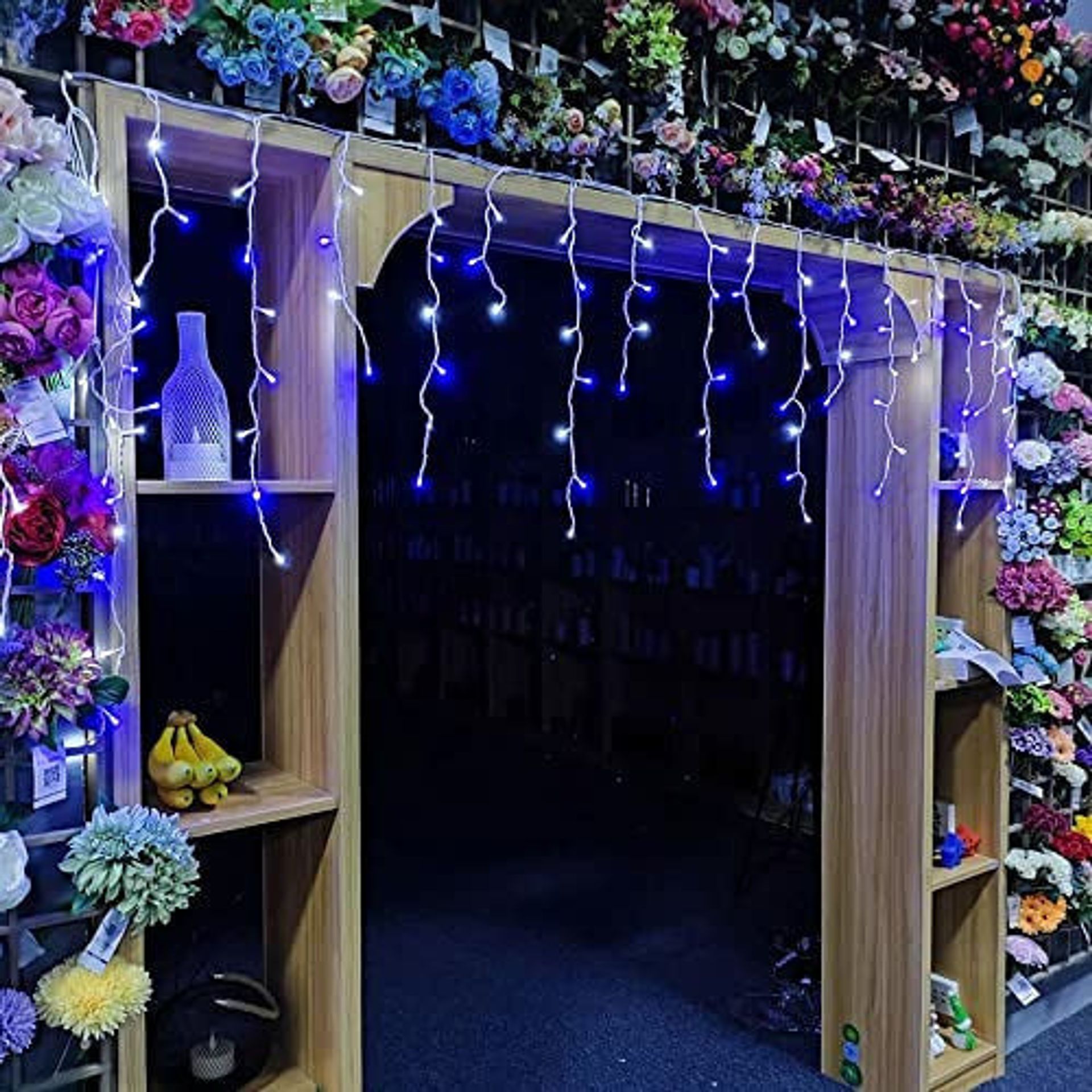 10/15M/30M LED Icicle Lights Outdoor LED Icicle Christmas Light Window Curtain Fairy String Lights For Garden House Roof Decor - 39