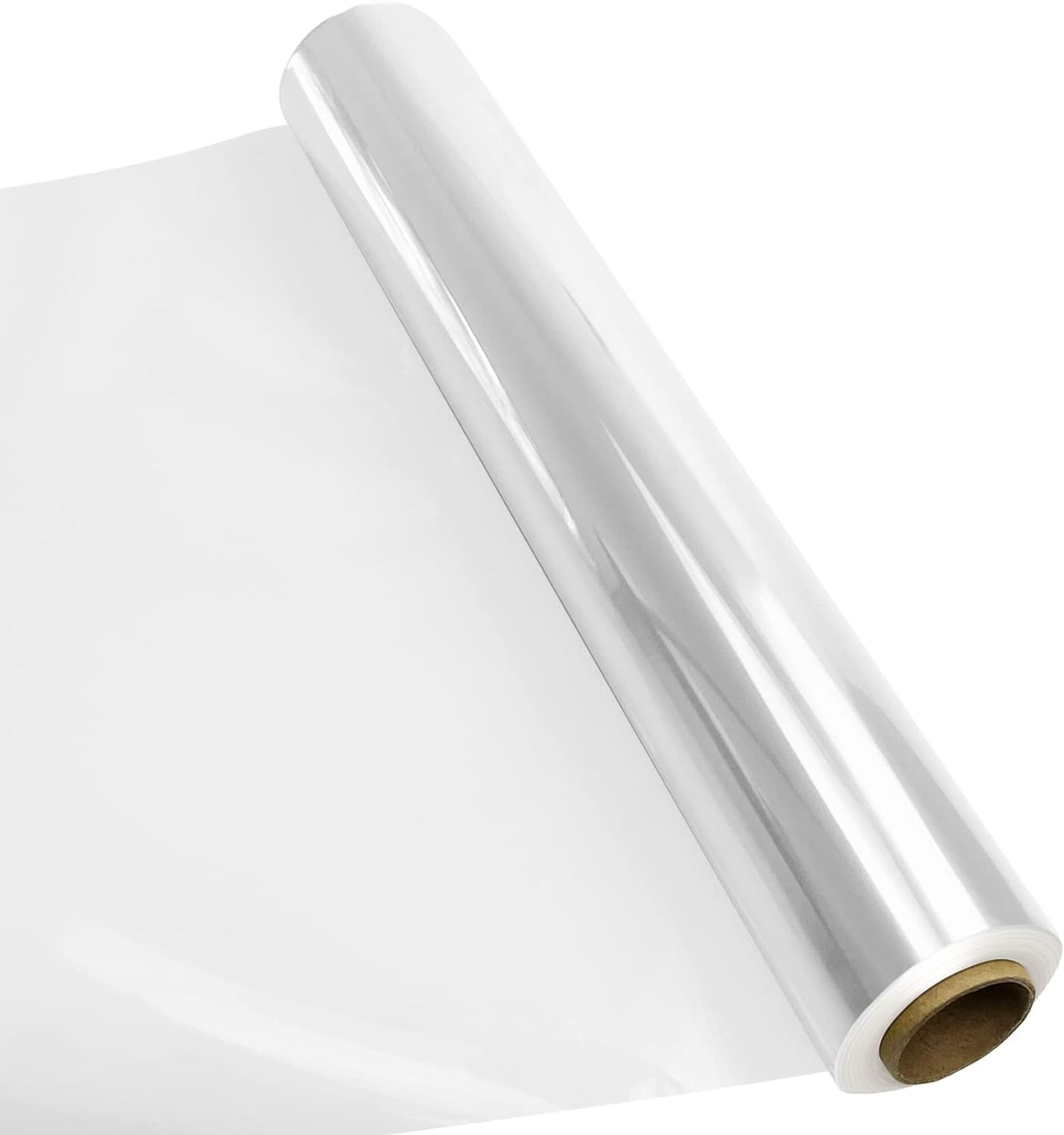 80cm x 30m Clear Cellophane Wrap - 3 Mil Thick, Perfect for Hampers, Bouquets & Crafts