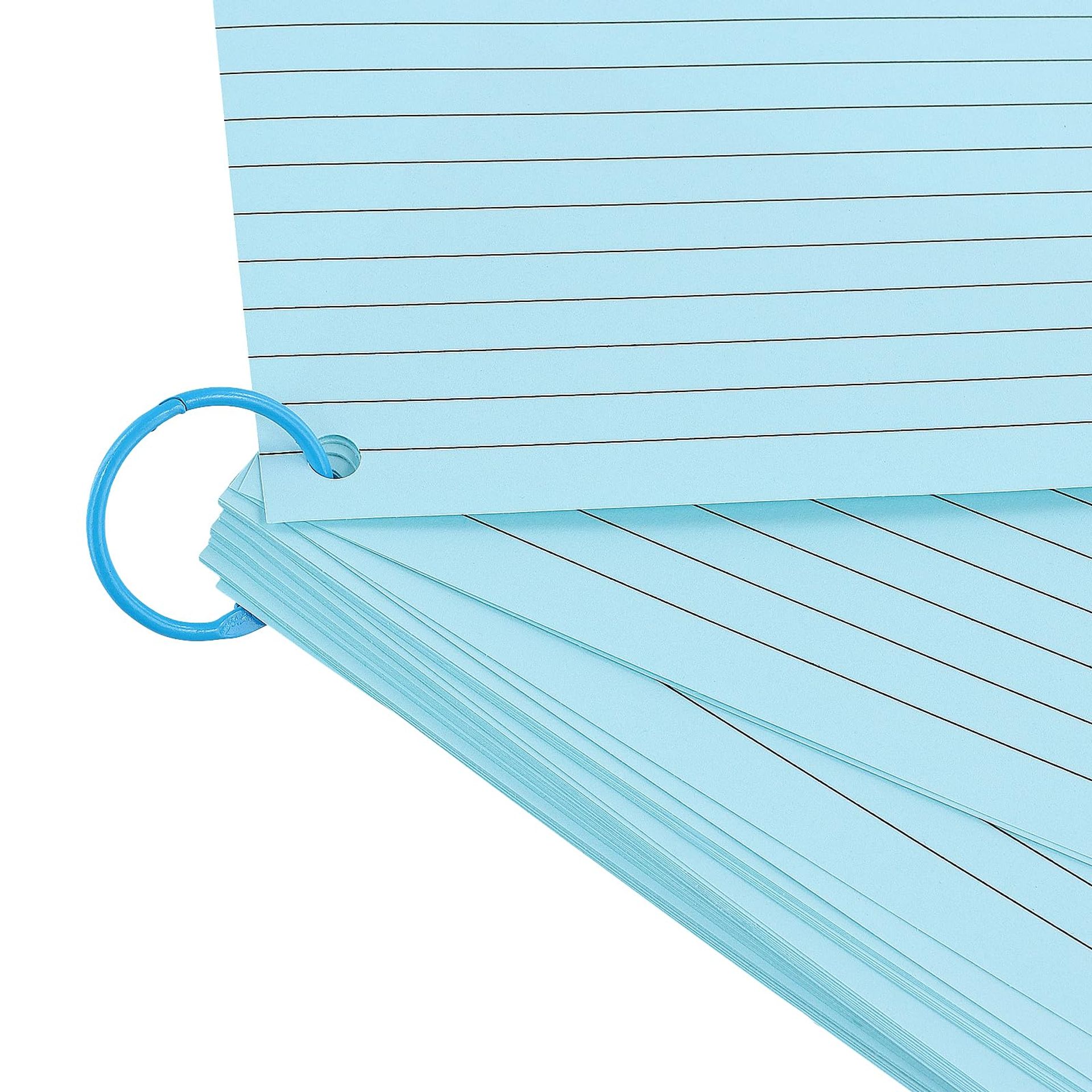 Index Cards 1200 Pack A7 Ruled Flash Cards With Metal Binder Rings For St