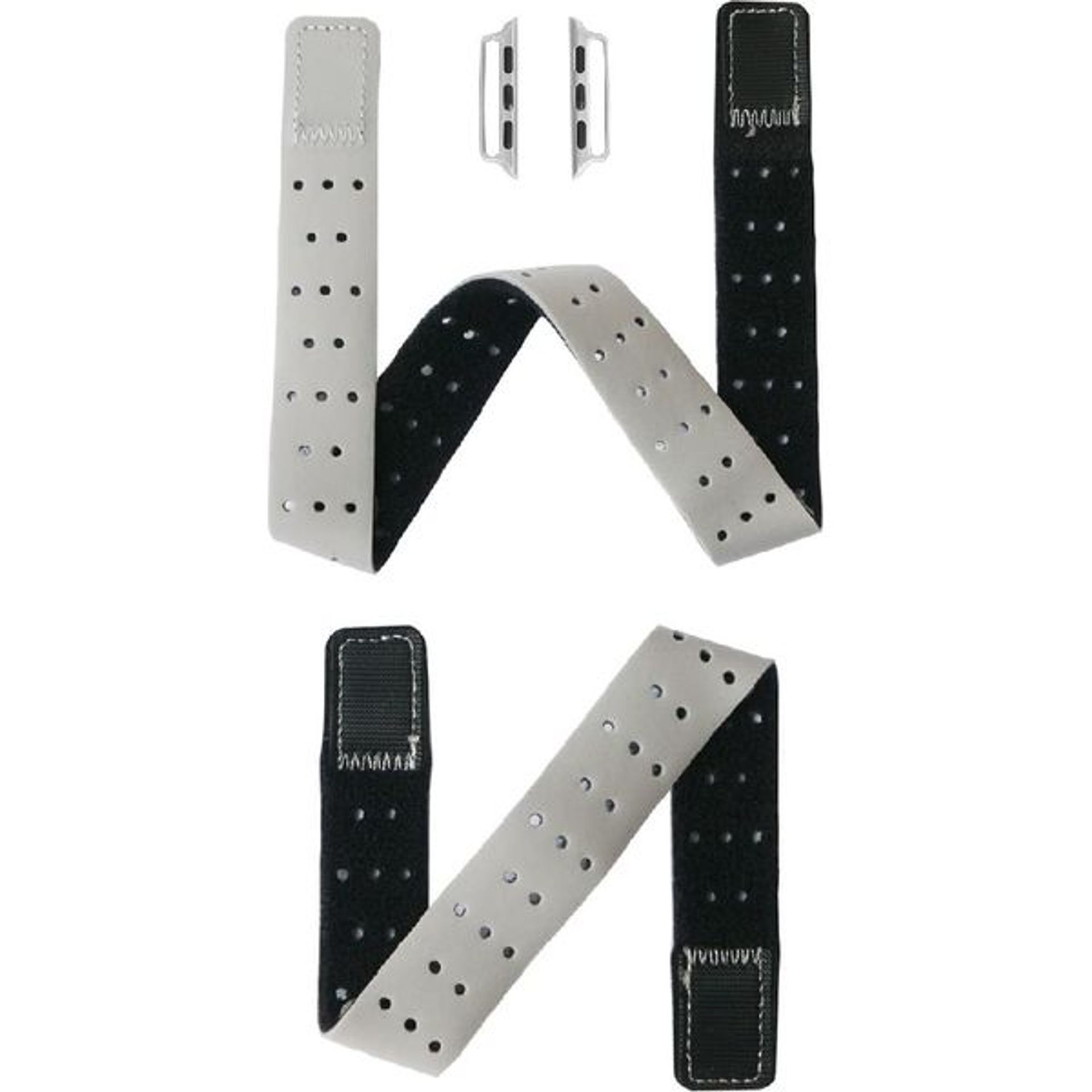 Euler Soft Elastic Sport Loop Armband and Wrist Band for Apple Watch (Silver, ultra 49mm)